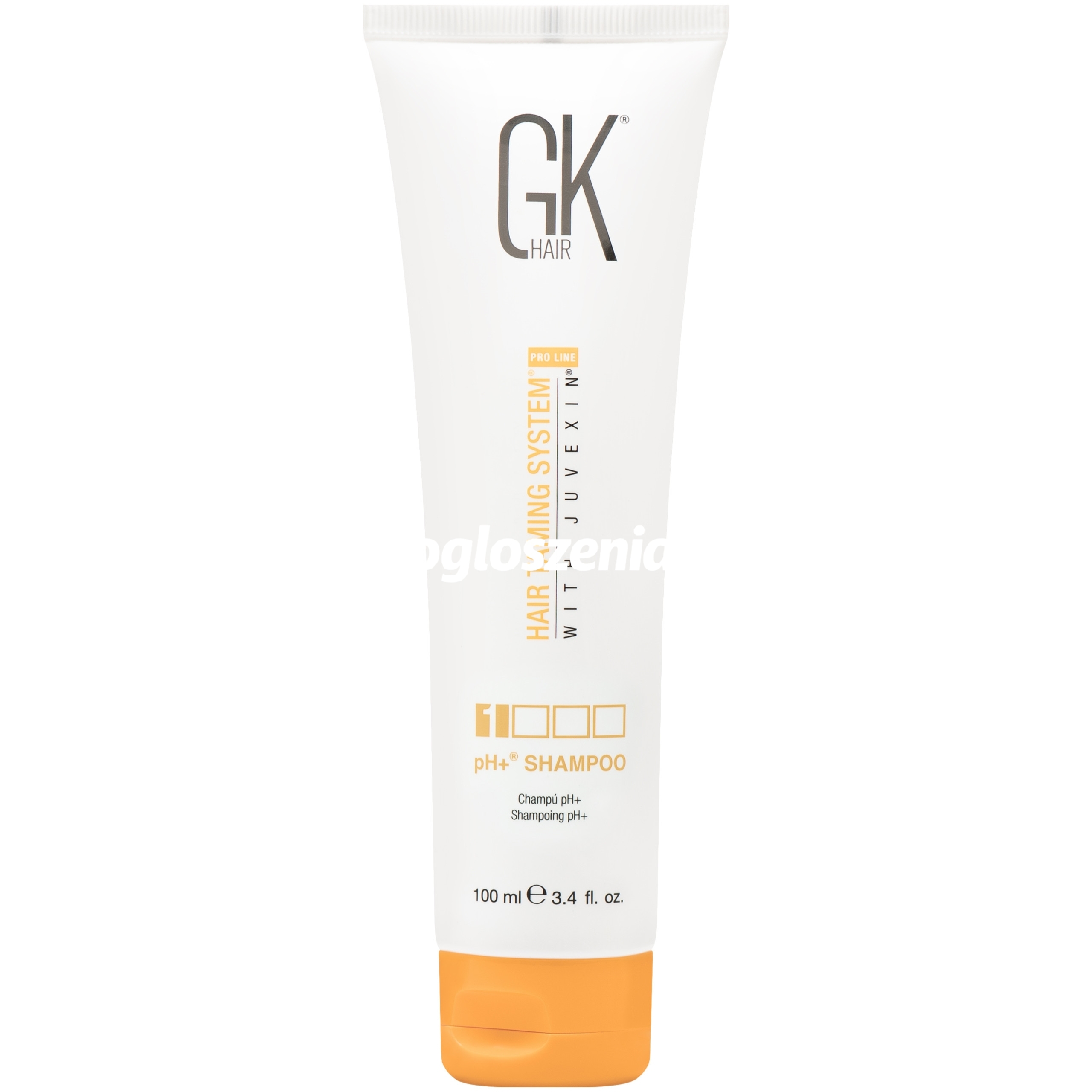 Zdjęcie produktu GKHair pH+ Pro Line - szampon oczyszczajacy wlosy i skóre glowy, 100ml