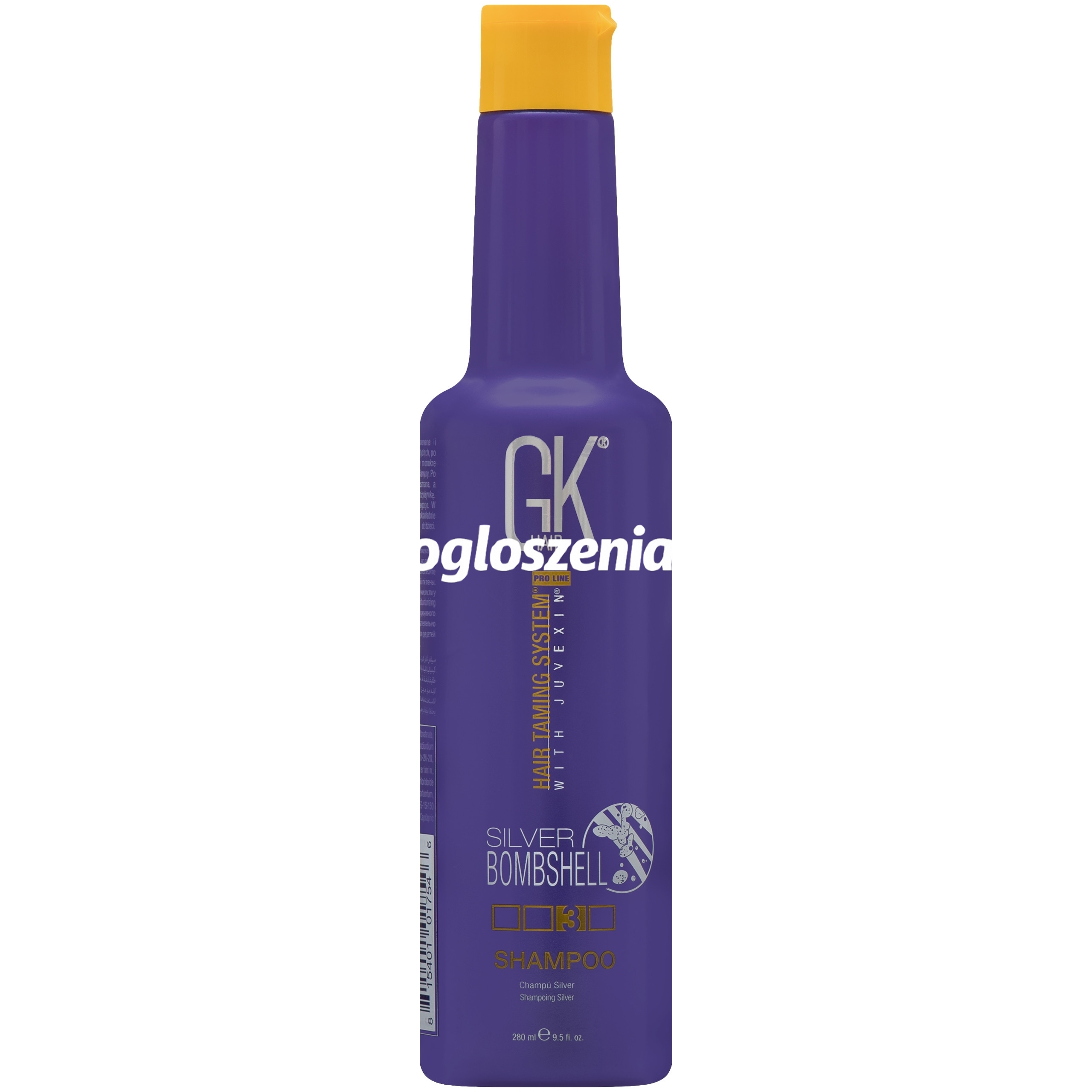 Zdjęcie produktu GKHair Silver Bombshell - szampon neutralizujacy zólte refleksy, 280ml