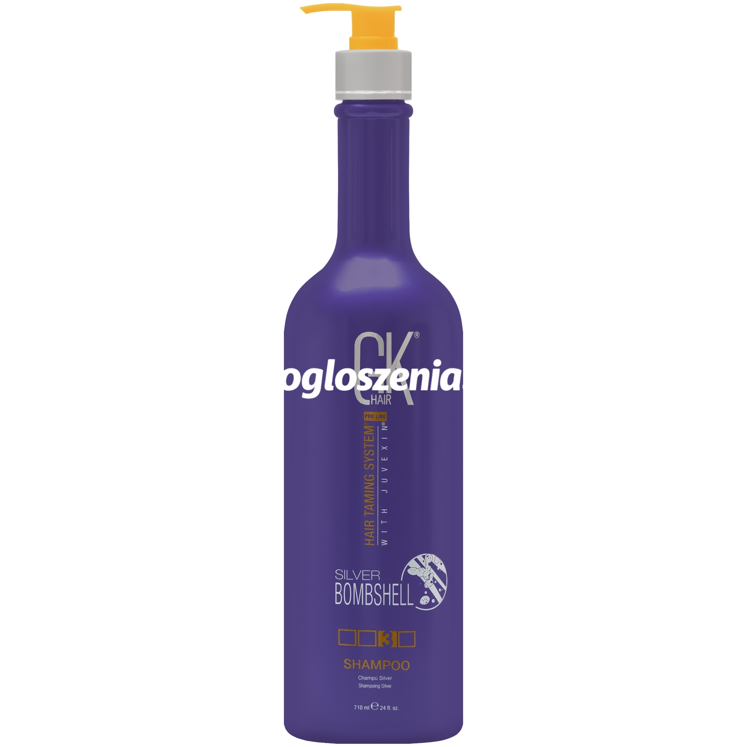 Zdjęcie produktu GKHair Silver Bombshell - szampon neutralizujacy zólte refleksy, 710ml