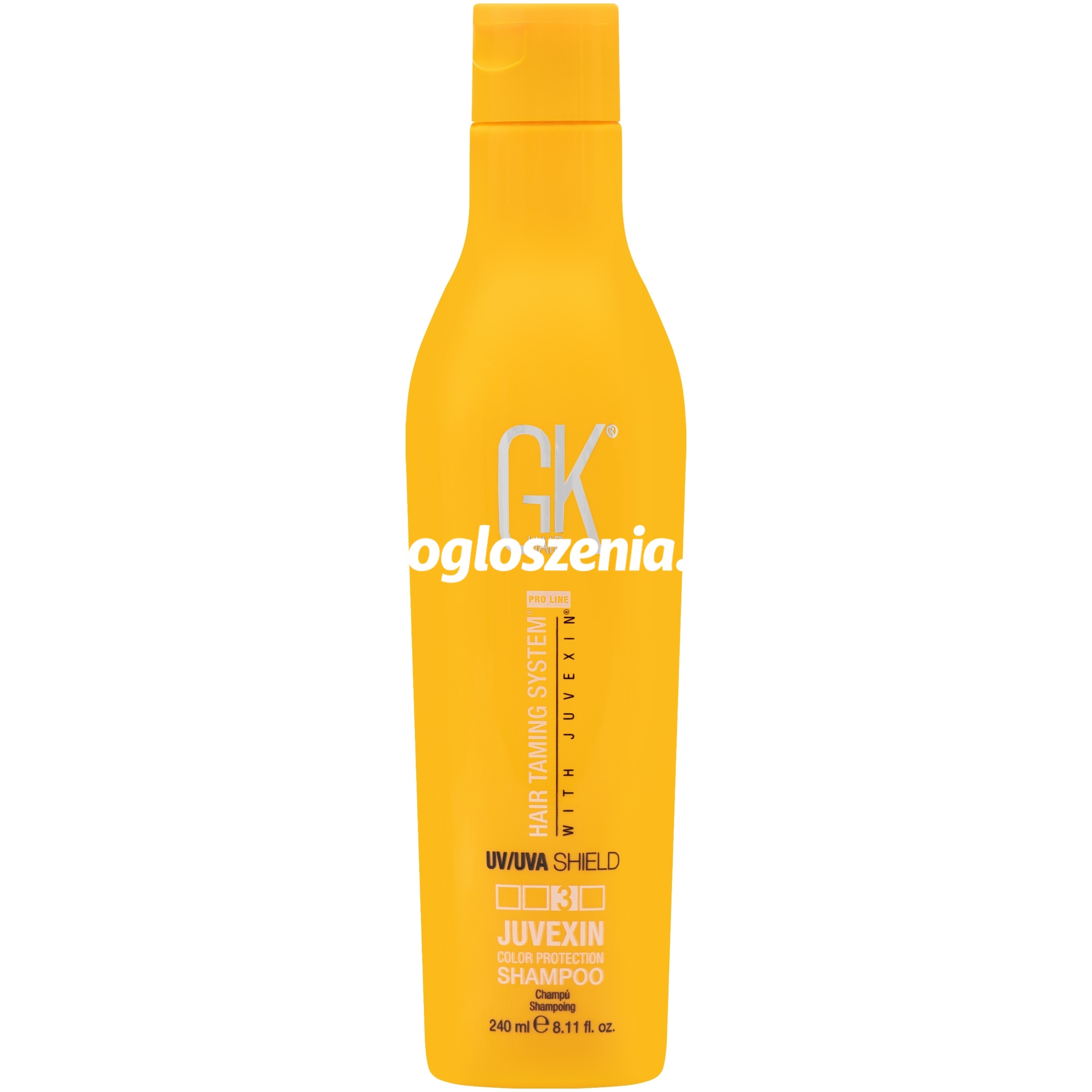 Zdjęcie produktu GKHair UV/UVA Shield - szampon do wlosów farbowanych z filtrami, 240ml
