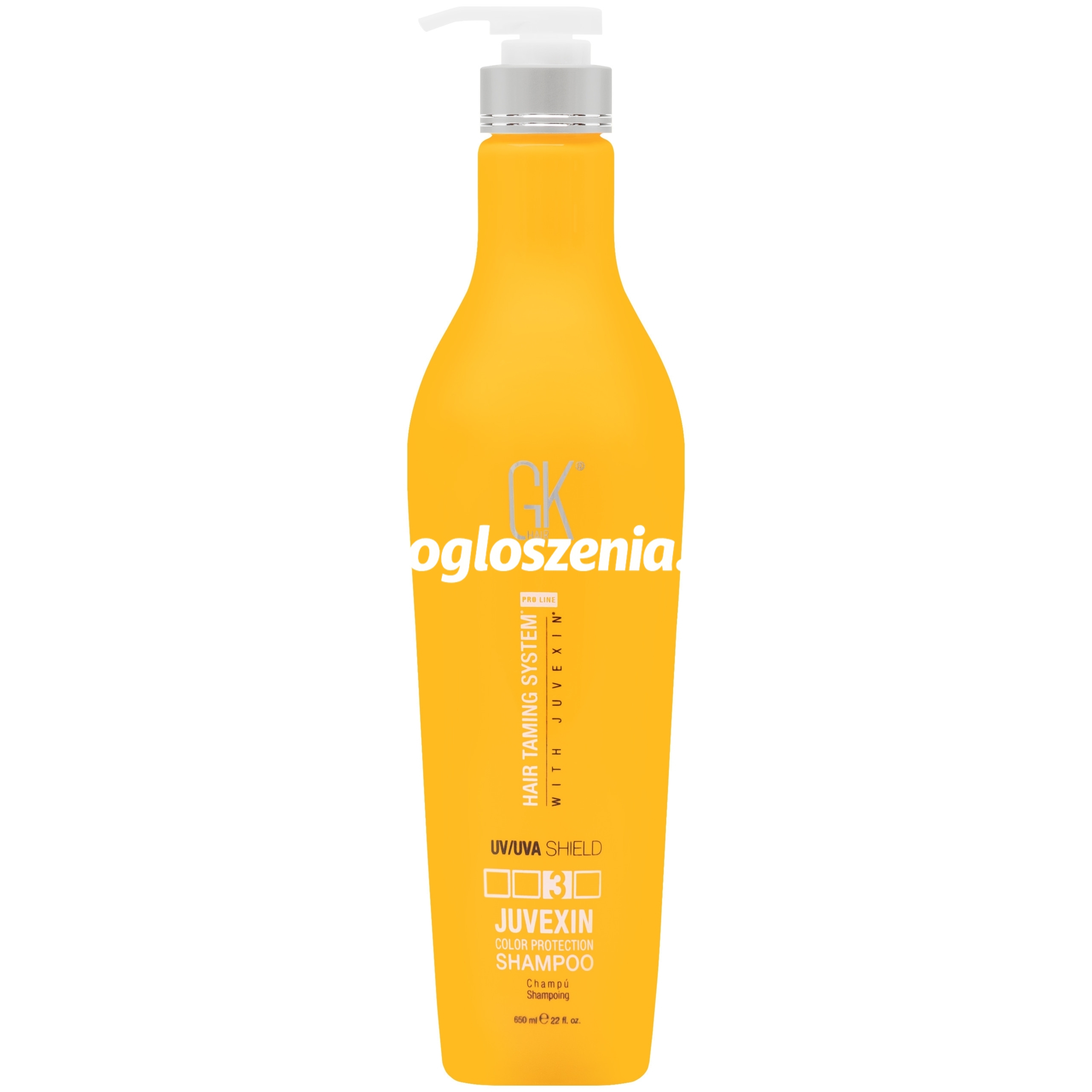 Zdjęcie produktu GKHair UV/UVA Shield - szampon do wlosów farbowanych z filtrami, 650ml