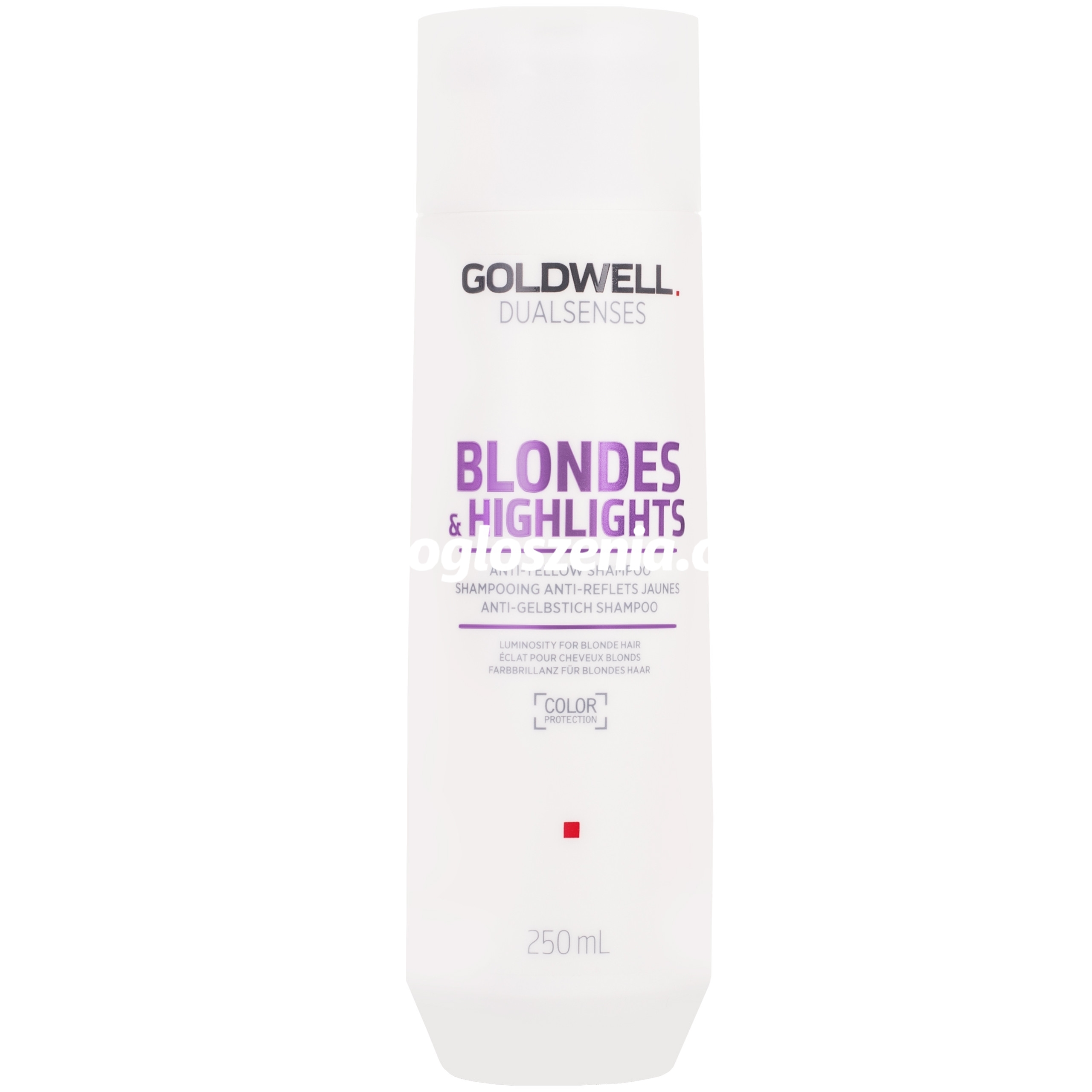 Zdjęcie produktu Goldwell Blondes Highlights - Szampon do wlosów rozjasnianych i blond 250ml