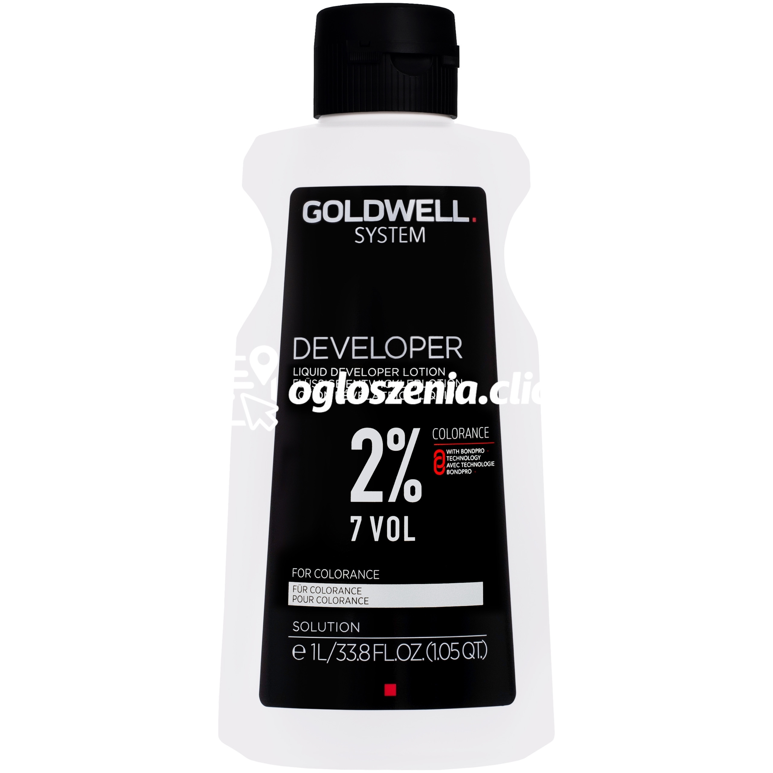 Zdjęcie produktu Goldwell System Developer - aktywator do farb Topchic i rozjasniaczy Oxycur Platin 1000ml 7 VOL | 2%
