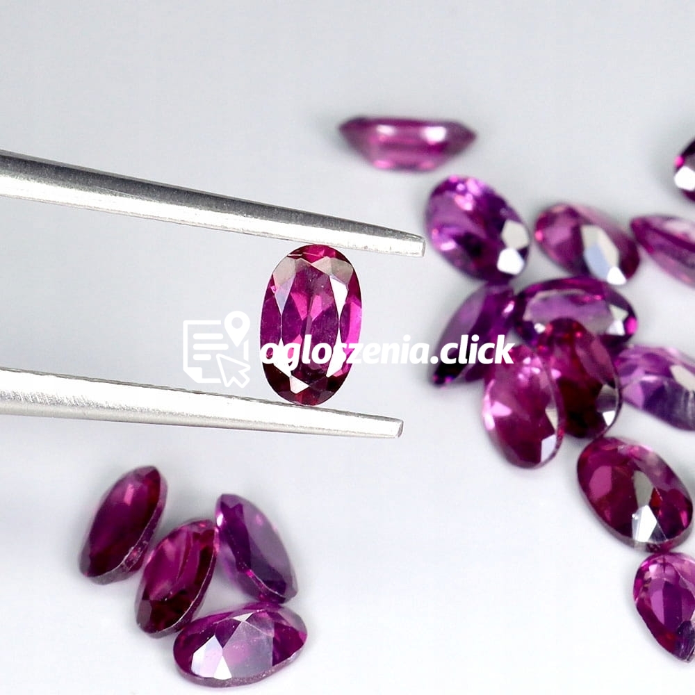 Zdjęcie produktu Granaty rodolity kamienie naturalne 7.45ct 23 sztuki