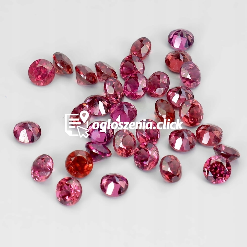 Zdjęcie produktu Granaty rodolity kamienie naturalne 31 sztuk 3.95ct
