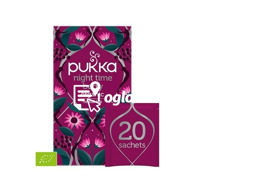 Zdjęcie produktu Herbata Night Time Berry BIO, 20 saszetek
