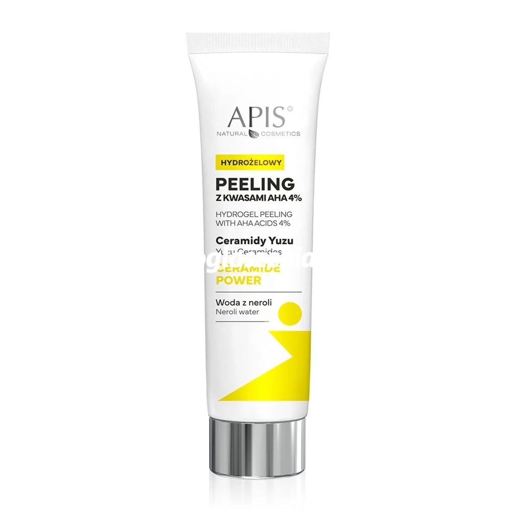 Zdjęcie produktu Hydrozelowy peeling z kwasami AHA 4% - Apis Ceramide Power - 100 ml
