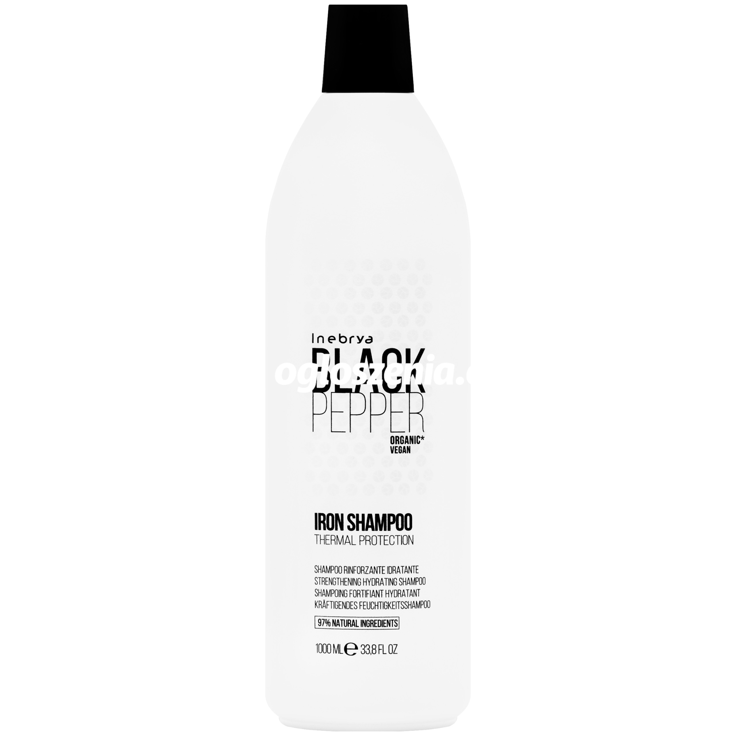 Zdjęcie produktu Inebrya Black Pepper Iron - szampon regenerujacy do wlosów, 1000ml