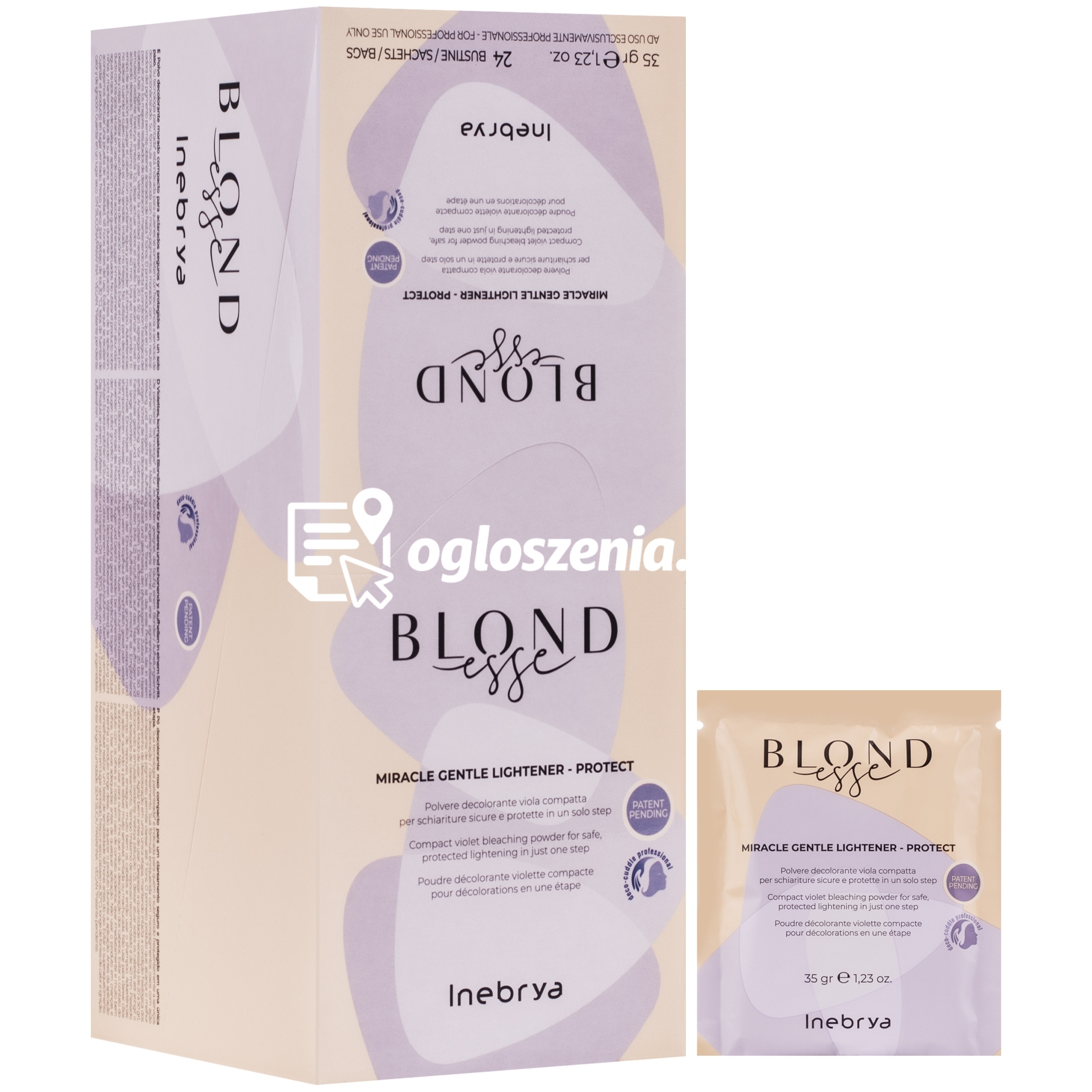 Zdjęcie produktu Inebrya Blondesse Miracle Gentle Lightener - rozjasniacz w proszku, 24x35g