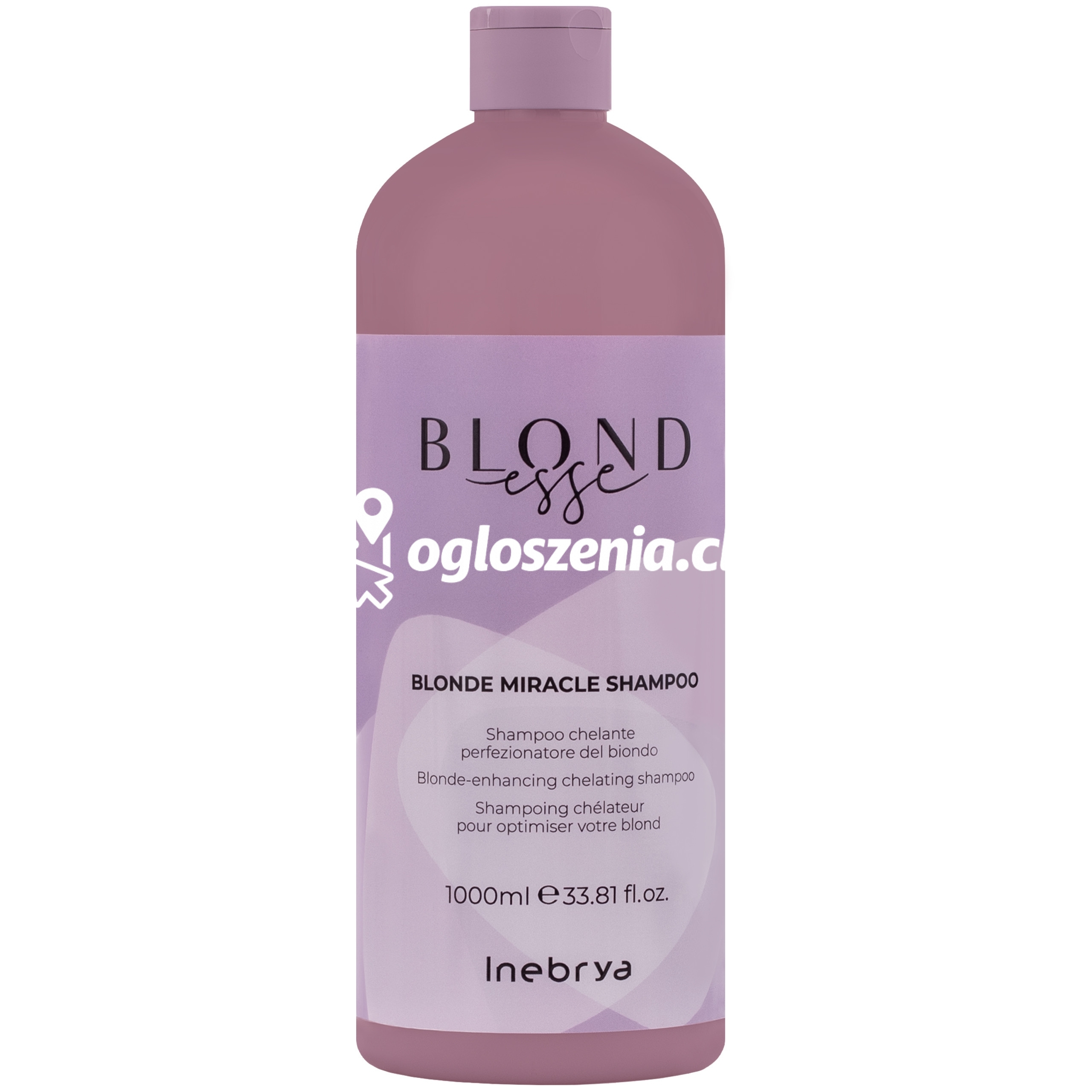 Zdjęcie produktu Inebrya Blondesse Miracle - szampon niwelujacy zólte refleksy, 1000ml