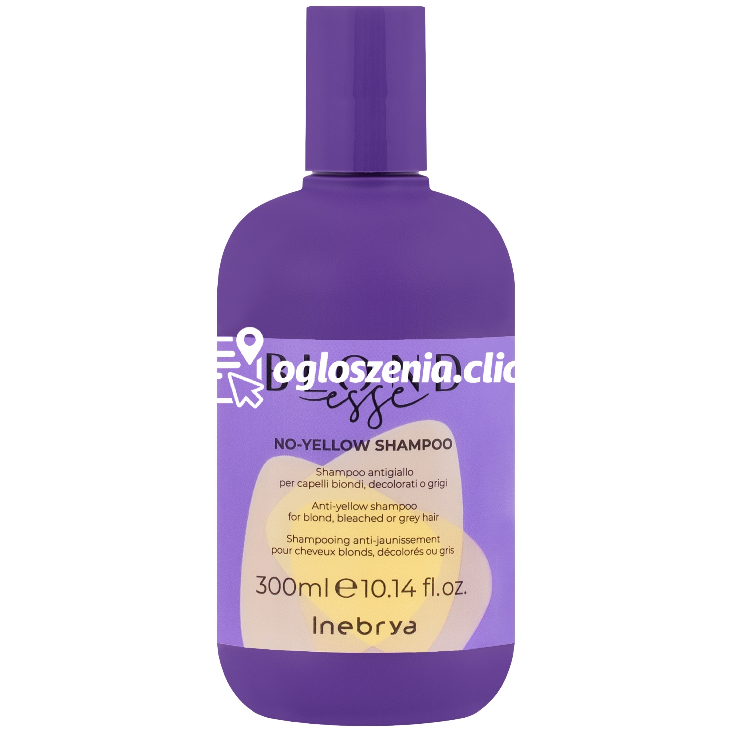 Zdjęcie produktu Inebrya Blondesse No Yellow - szampon niwelujacy zólte refleksy, 300ml