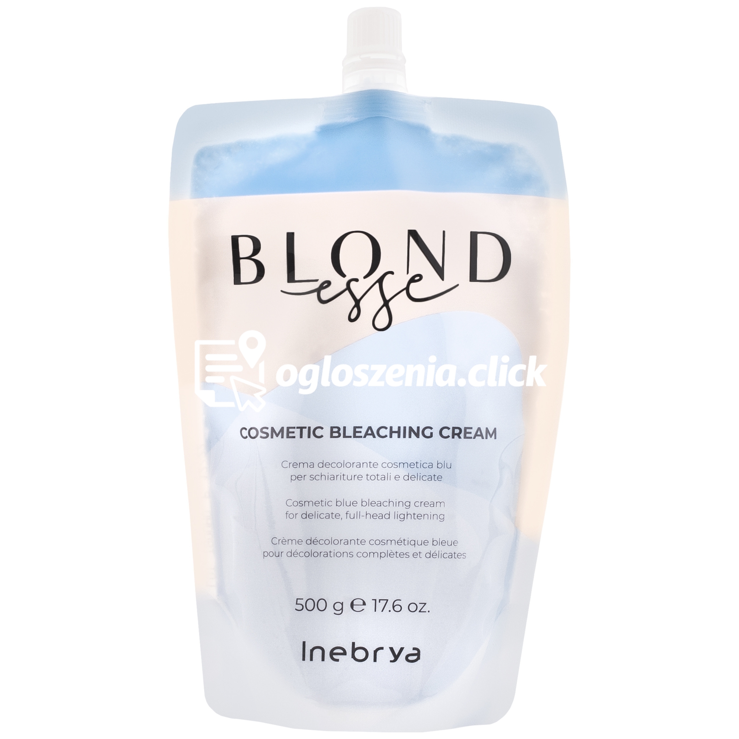 Zdjęcie produktu Inebrya Cosmetic Bleaching Cream - kremowy rozjasniacz do blondów, 500g