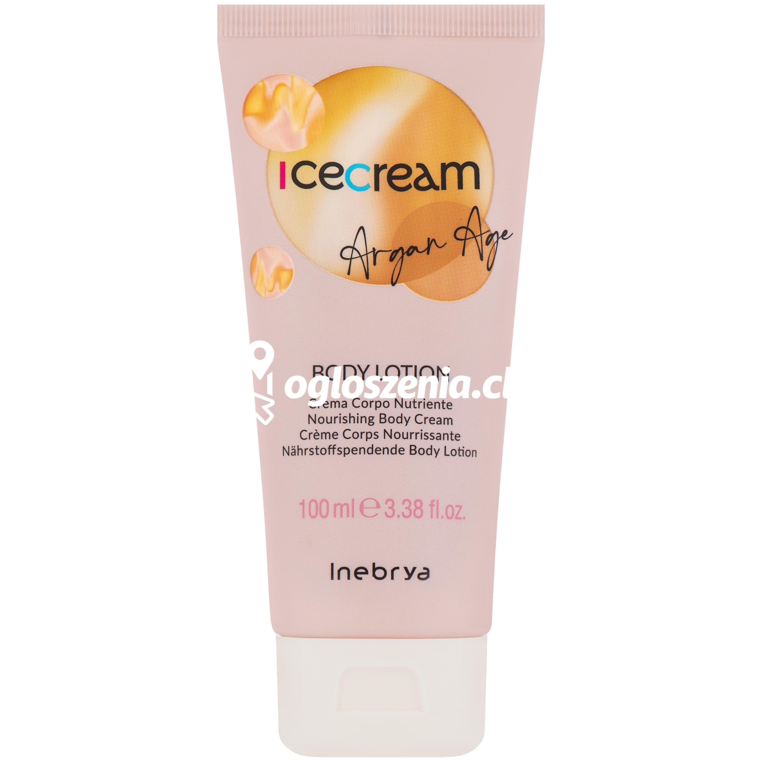 Zdjęcie produktu Inebrya Ice Cream Body Lotion - balsam do ciala z olejkiem arganowym, 100ml