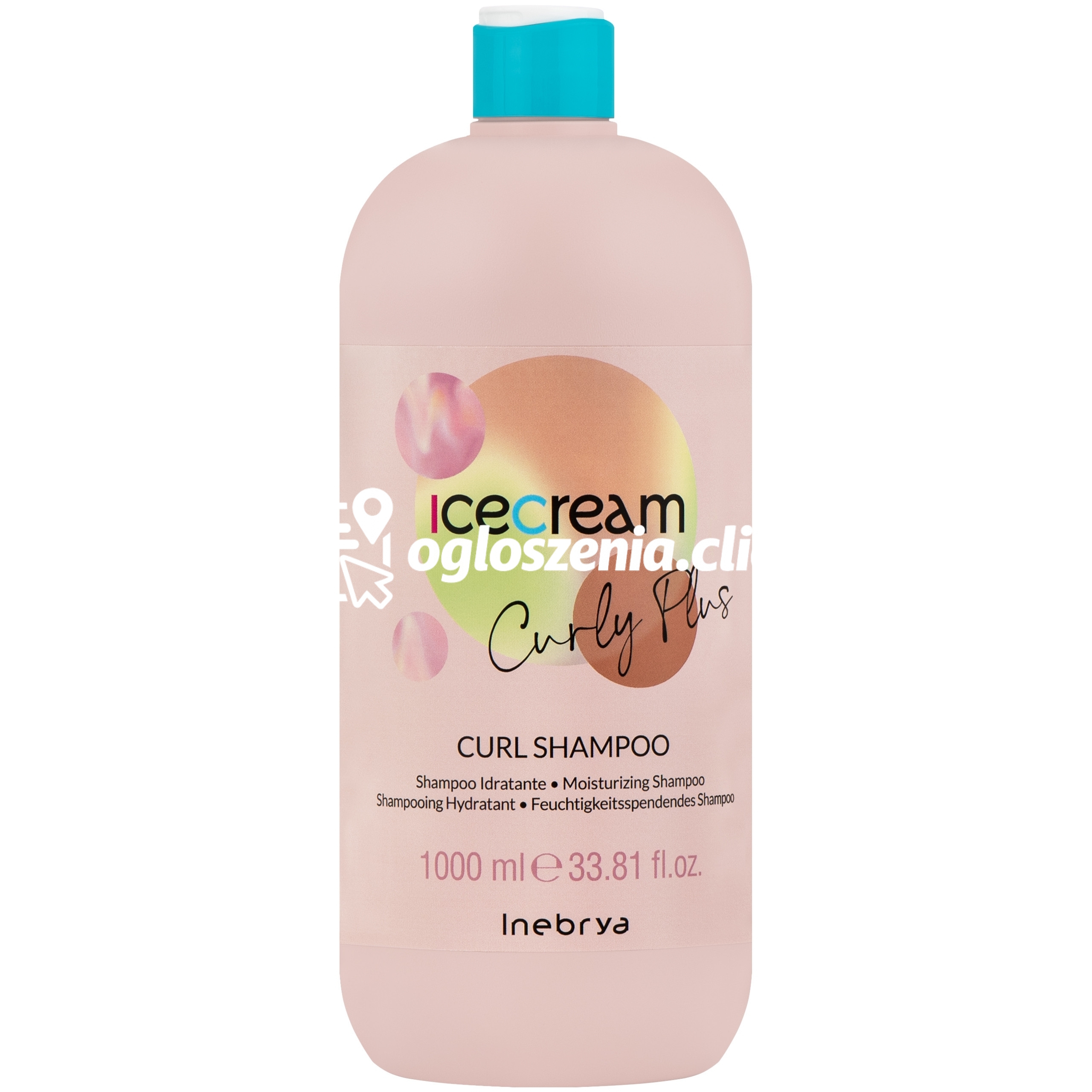 Zdjęcie produktu Inebrya Ice Cream Curly Plus - szampon do wlosów kreconych, 1000ml