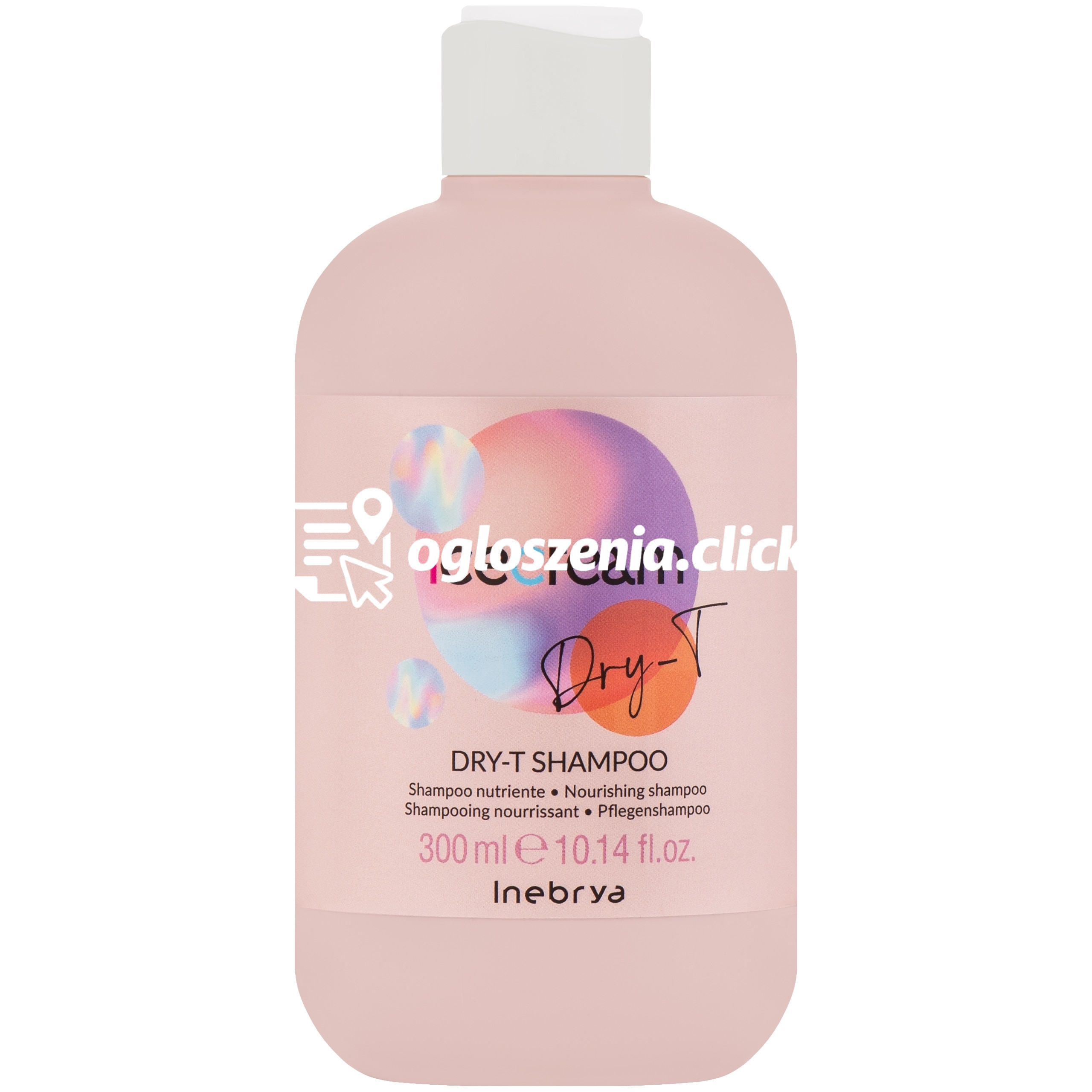 Zdjęcie produktu Inebrya Ice Cream Dry-T - szampon nawilzajacy do wlosów, 300ml