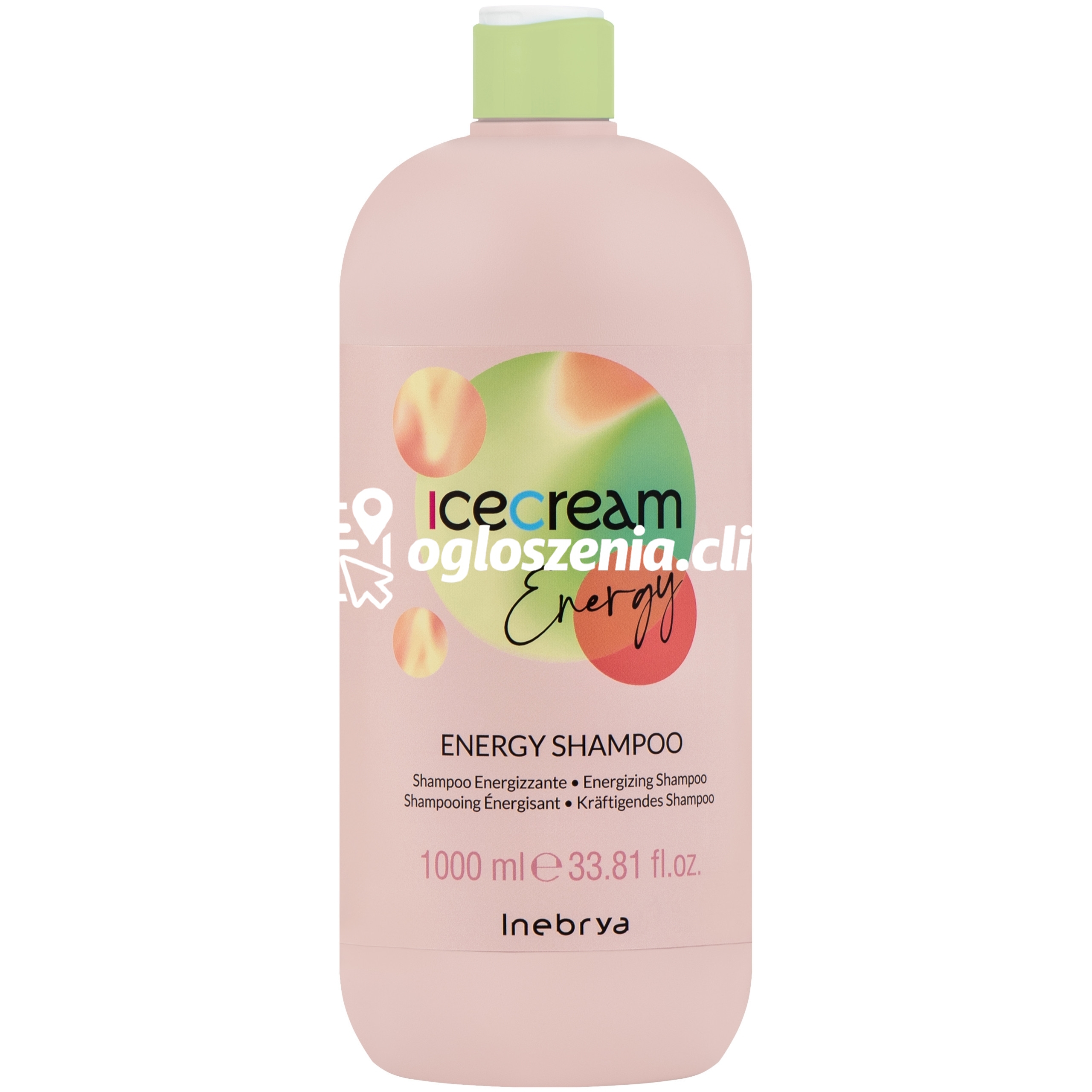 Zdjęcie produktu Inebrya Ice Cream Energy - szampon energetyzujacy do wlosów cienkich i slabych, 1000ml