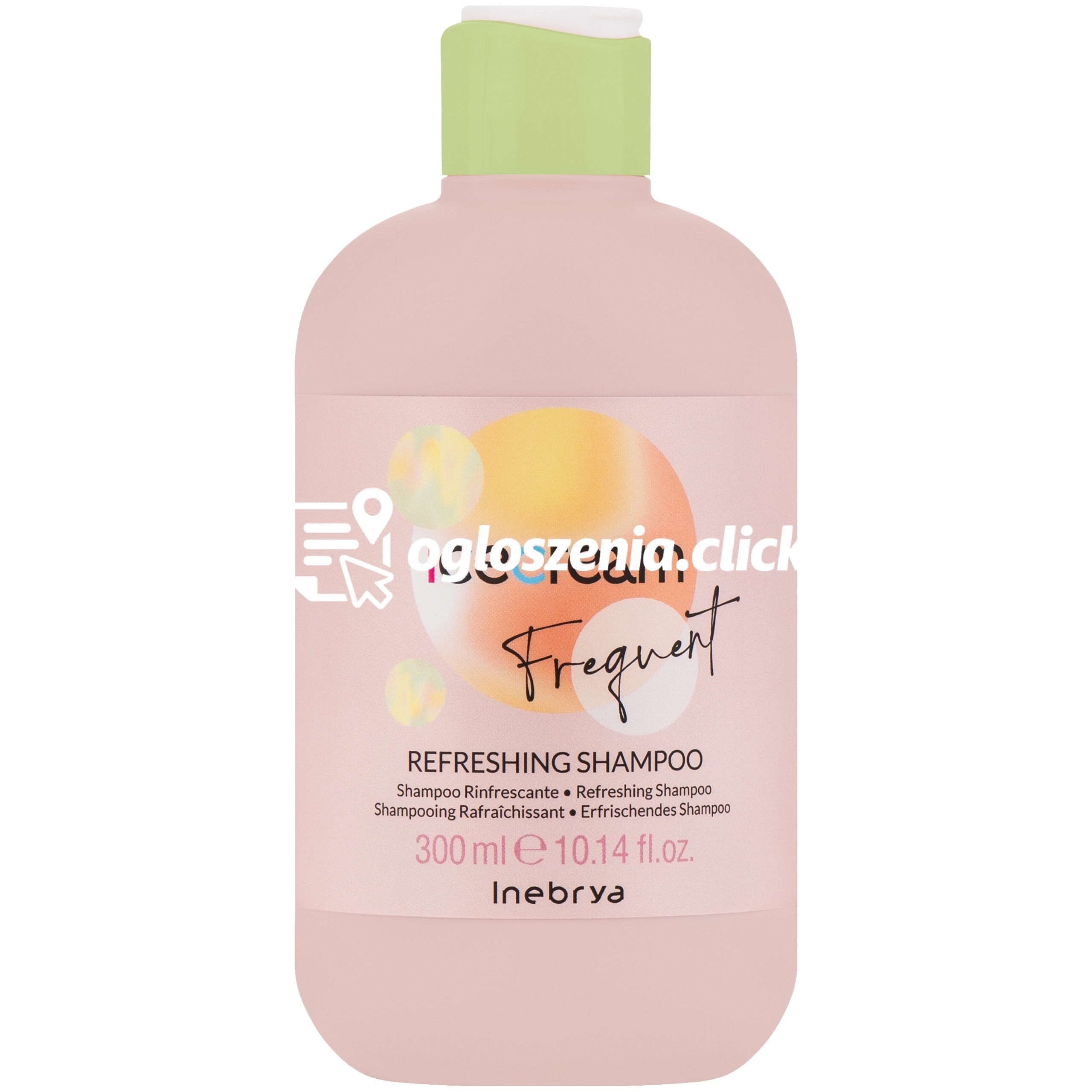 Zdjęcie produktu Inebrya Ice Cream Frequent Refreshing - szampon oczyszczajacy wlosy i skóre glowy, 300ml