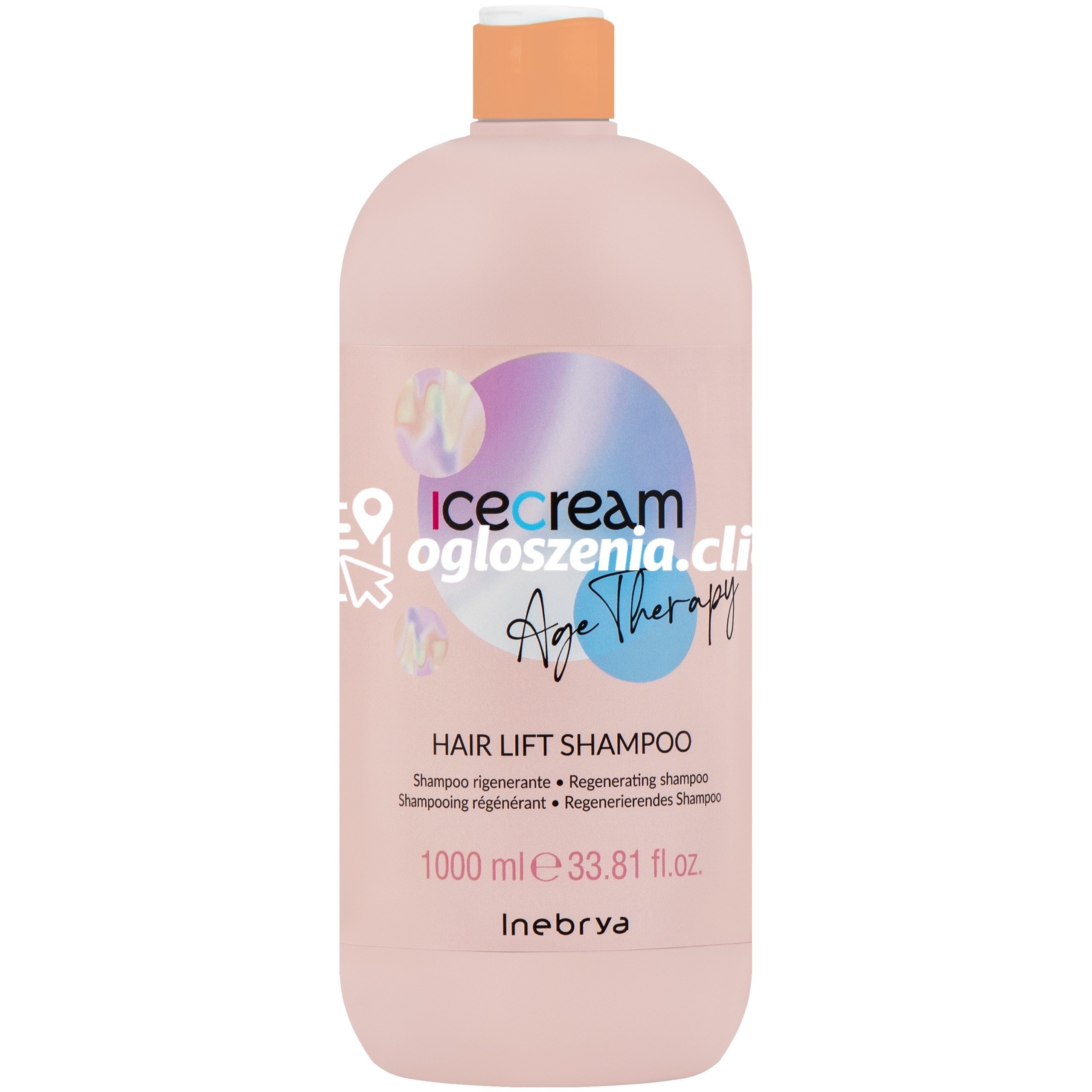 Zdjęcie produktu Inebrya Ice Cream Age Therapy Hair Lift - szampon regenerujacy do wlosów, 1000ml
