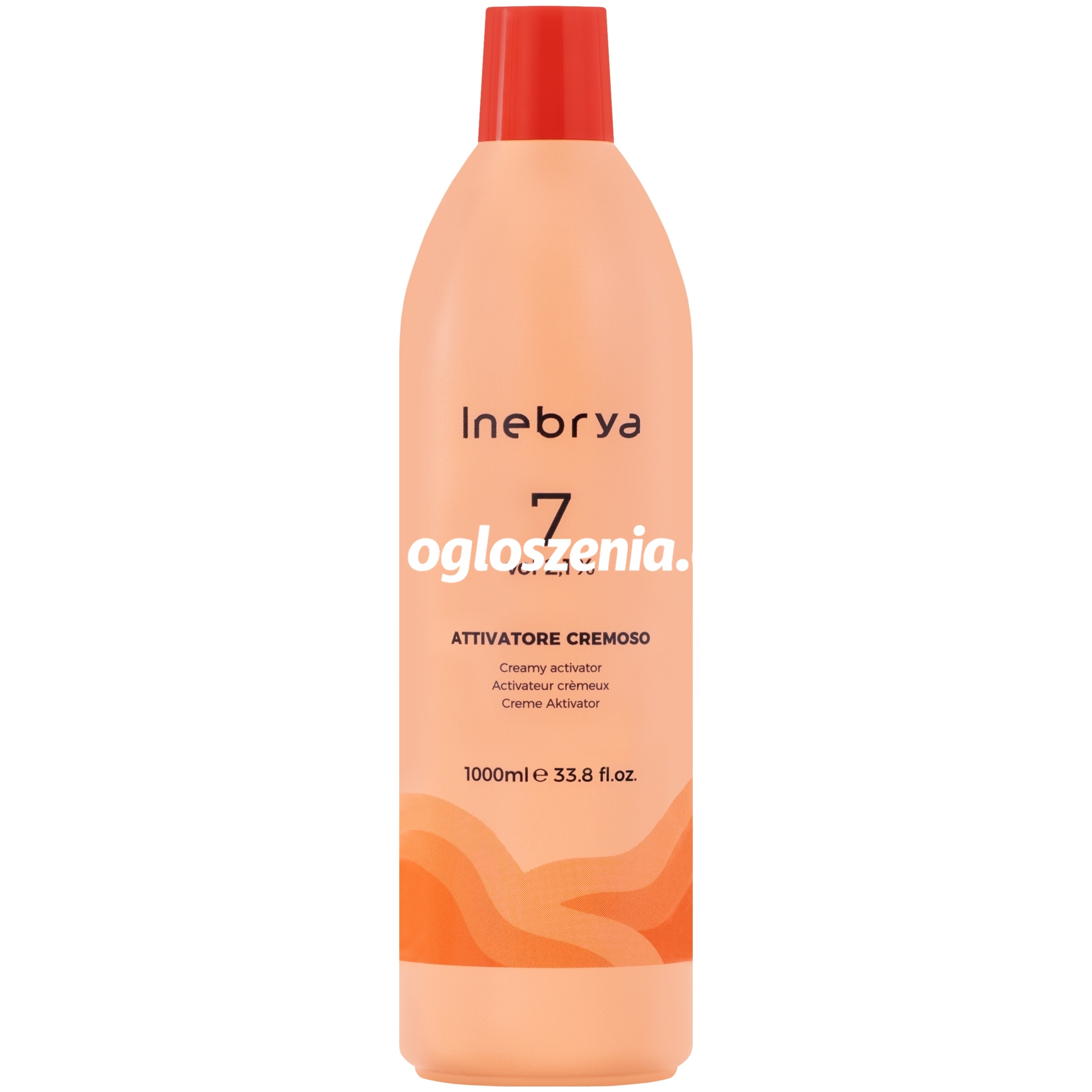 Zdjęcie produktu Inebrya oxydant lub aktywator w kremie, 1,05%, 2,1%, 3%, 6%, 9% lub 12%, 1000ml 2,1% - 7 vol Cremy Activator