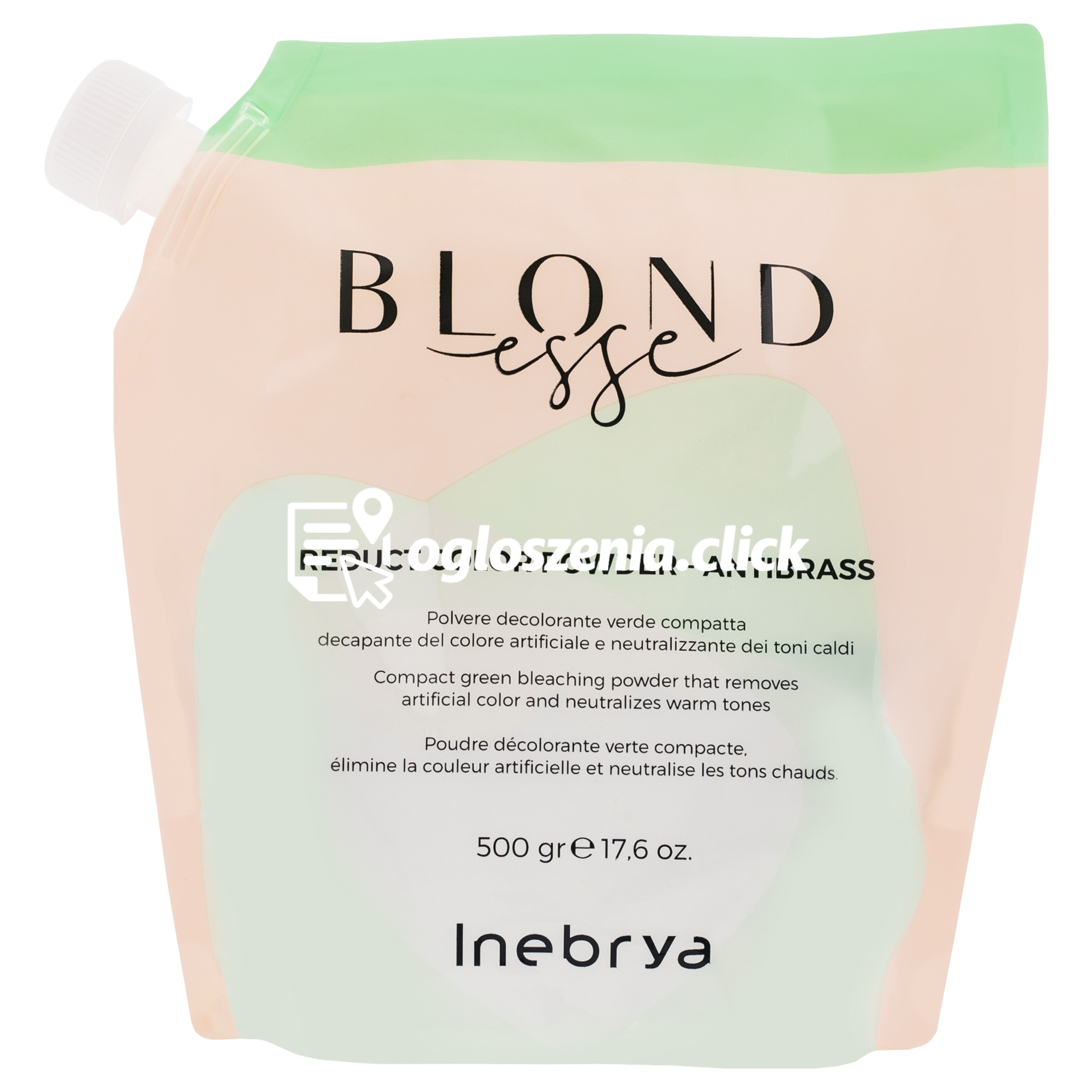 Zdjęcie produktu Inebrya Reduct Color Powder - rozjasniacz neutralizujacy zólte tony w proszku, 500g