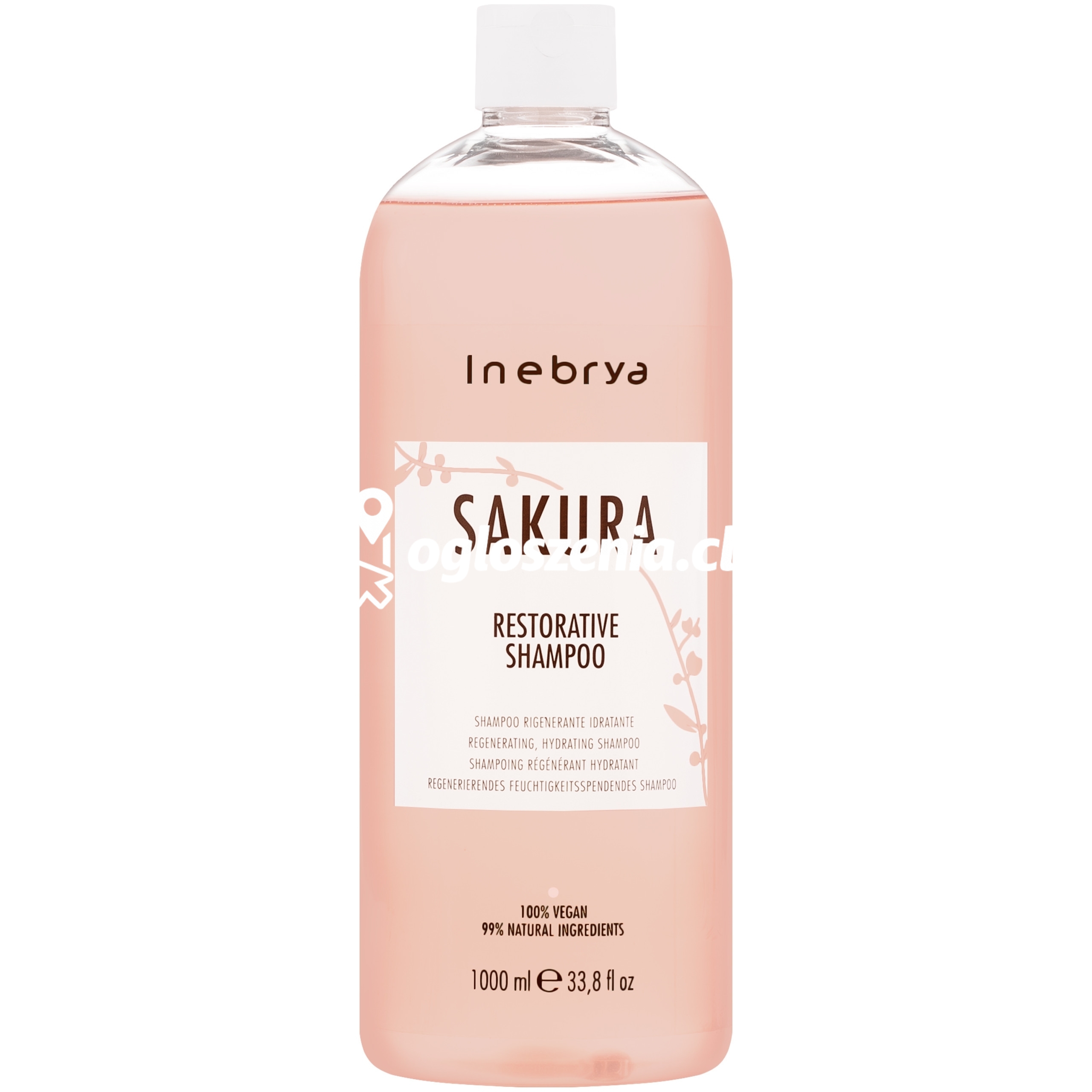Zdjęcie produktu Inebrya Sakura Restorative - szampon regenerujaco-nawilzajacy, 1000ml