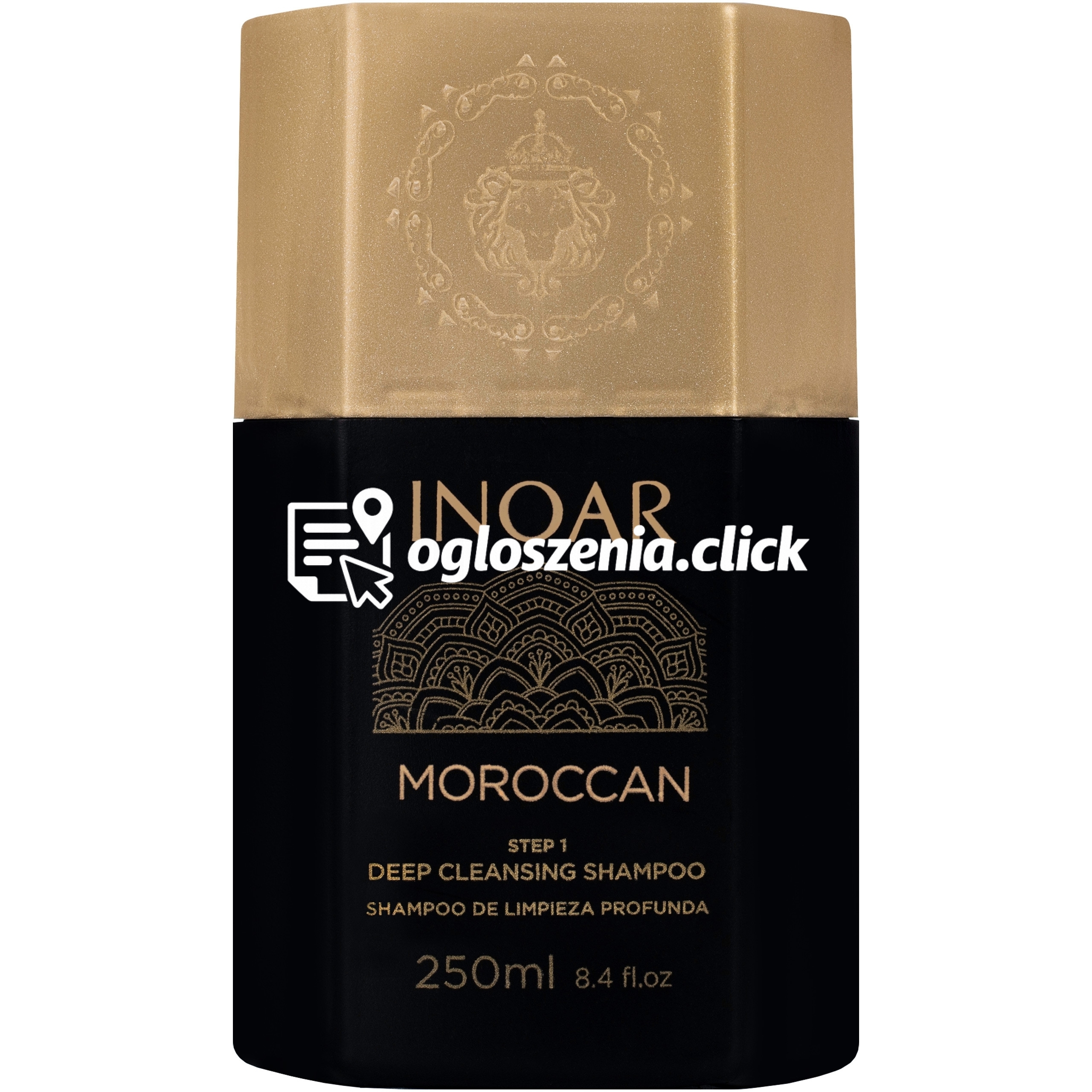 Zdjęcie produktu Inoar Moroccan Keratin - szampon przygotowujacy do keratynowego prostowania, 250ml