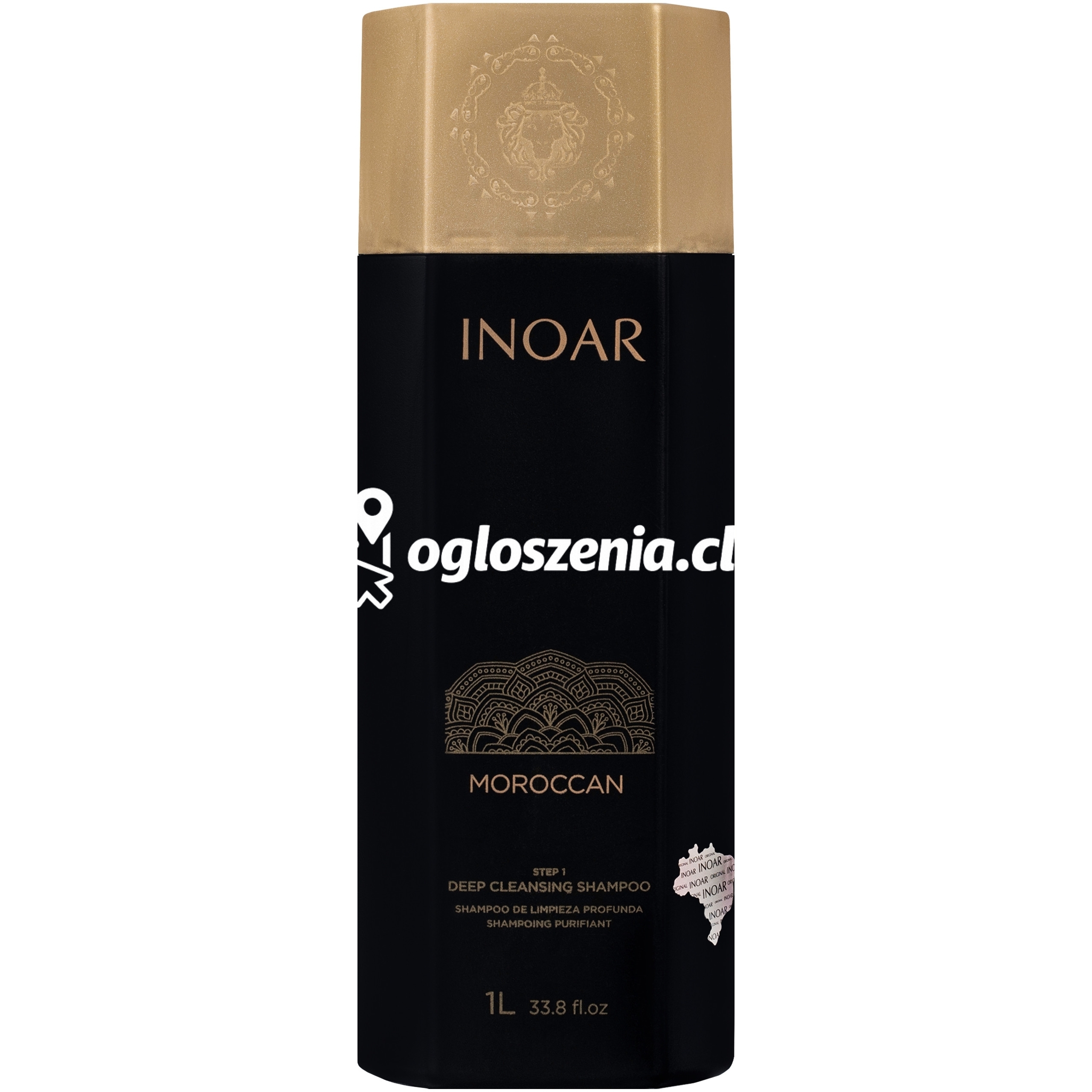 Zdjęcie produktu Inoar Moroccan Keratin - szampon przygotowujacy do zabiegów keratynowych 1000ml