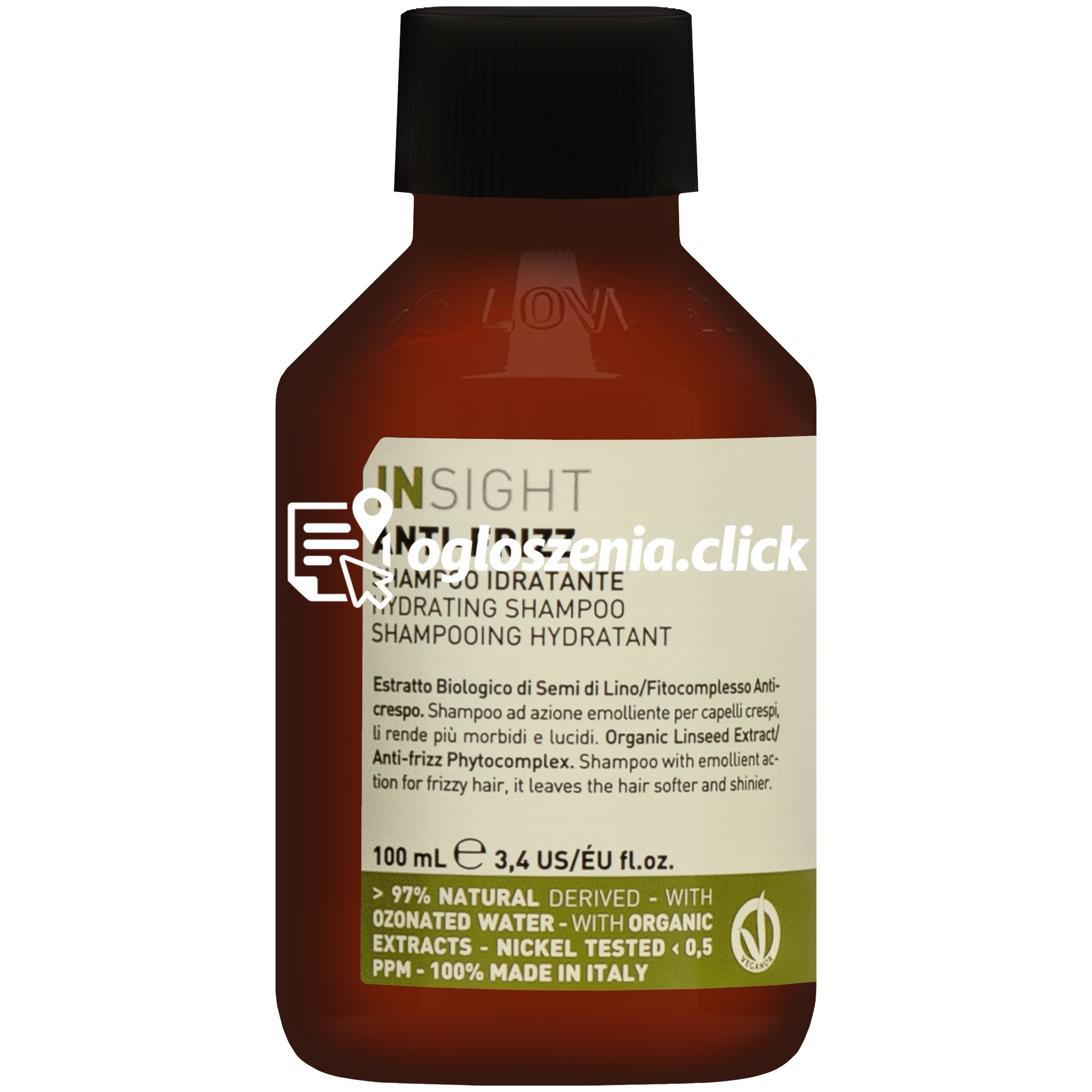 Zdjęcie produktu Insight Anti Frizz Shampoo - szampon zapobiegajacy puszeniu sie wlosów, 100ml
