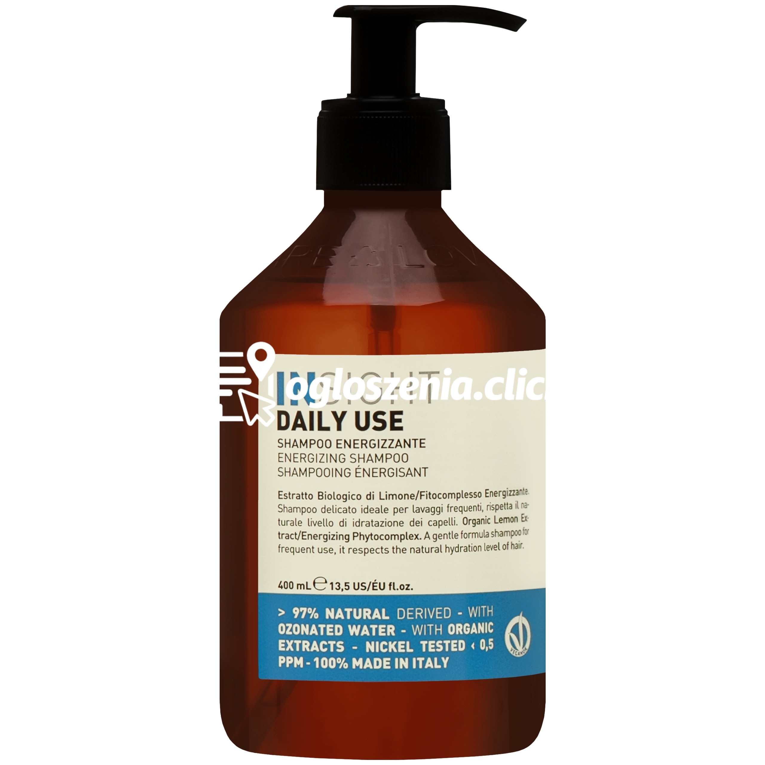 Zdjęcie produktu Insight Daily Use Shampoo - energetyzujacy szampon do codziennej pielegnacji, 400ml