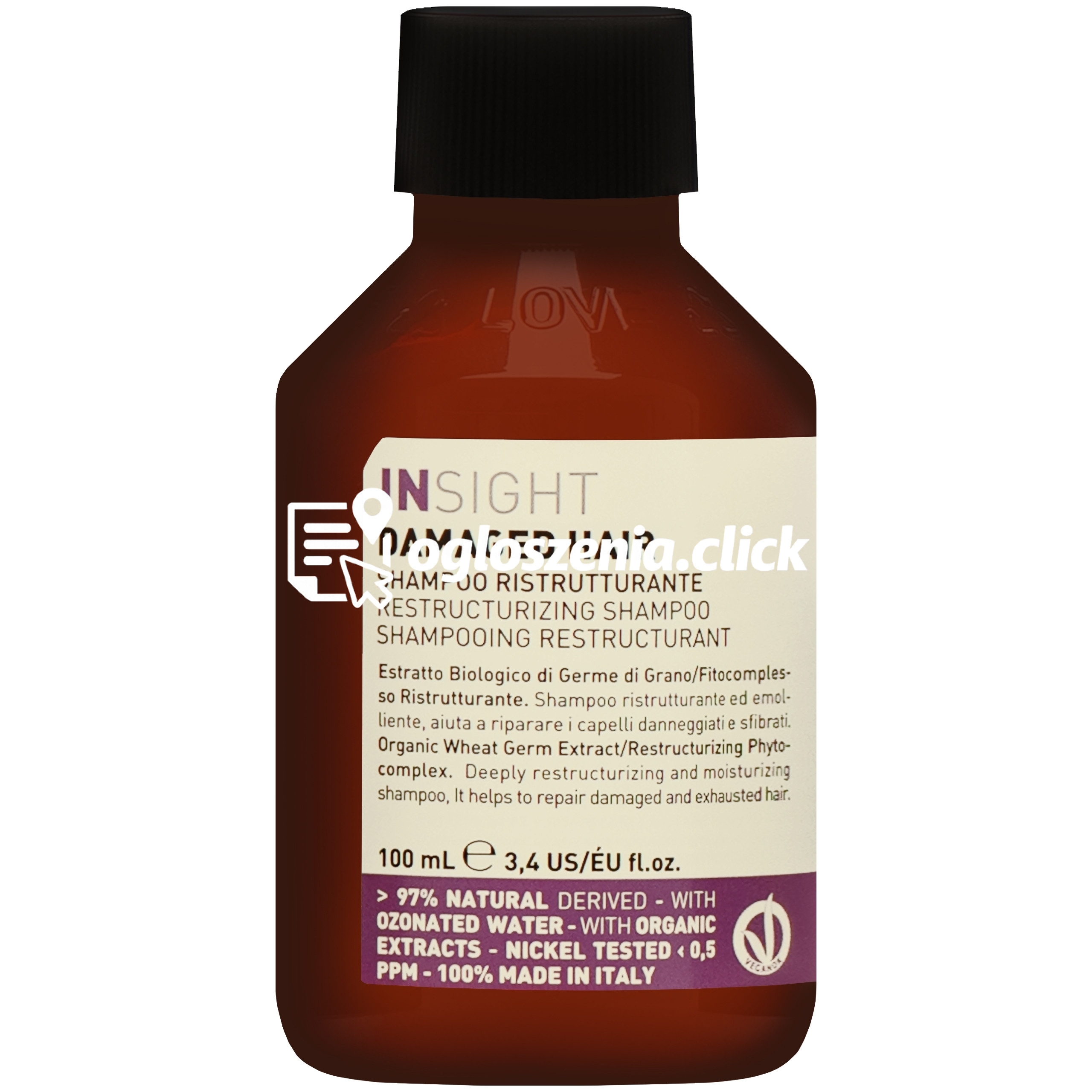 Zdjęcie produktu Insight Damaged Hair Shampoo - szampon do wlosów zniszczonych, 100ml