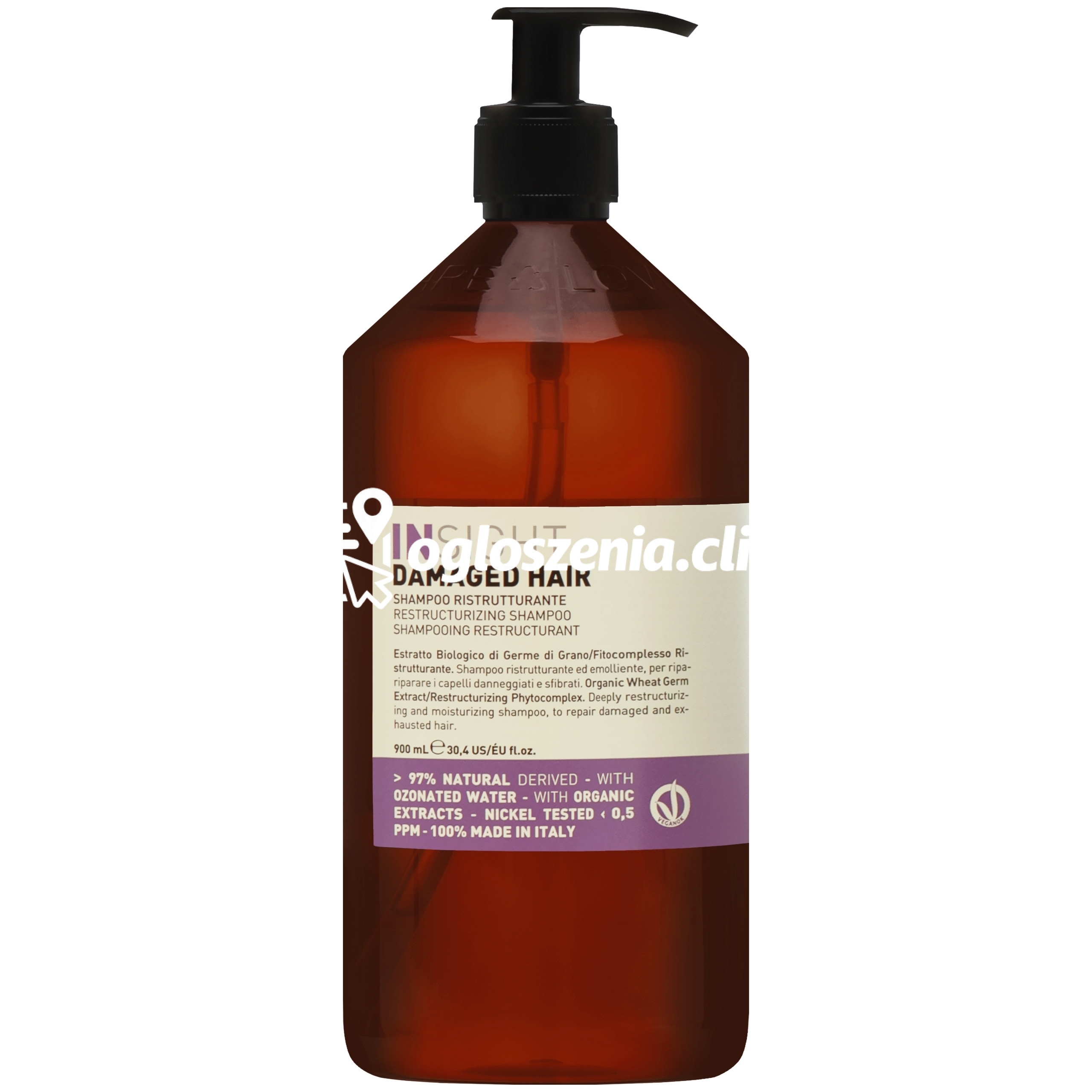 Zdjęcie produktu Insight Damaged Hair Shampoo - szampon do zniszczonych wlosów 900ml