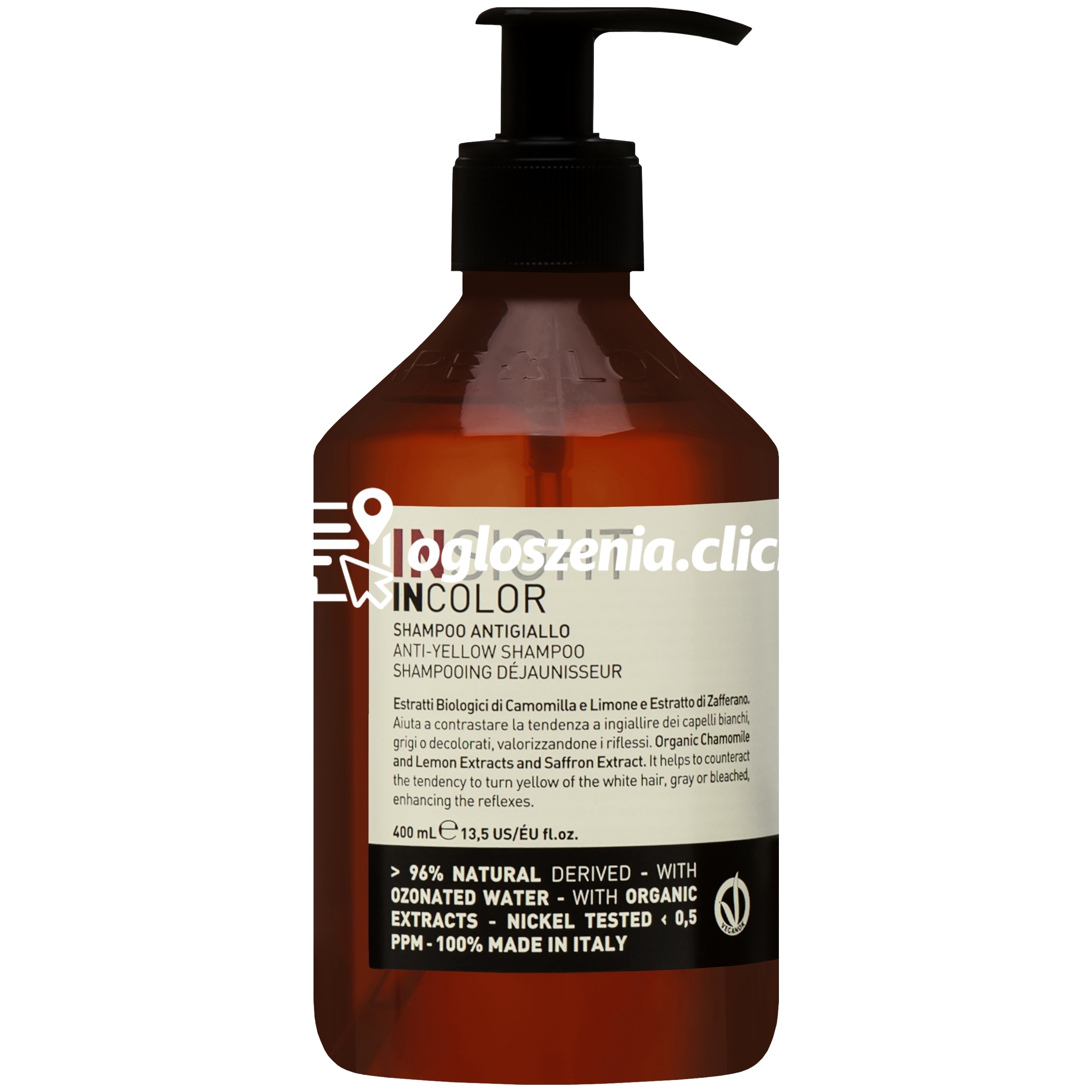 Zdjęcie produktu Insight Incolor Anti Yellow Shampoo - szampon niwelujacy zólte odcienie, 400ml