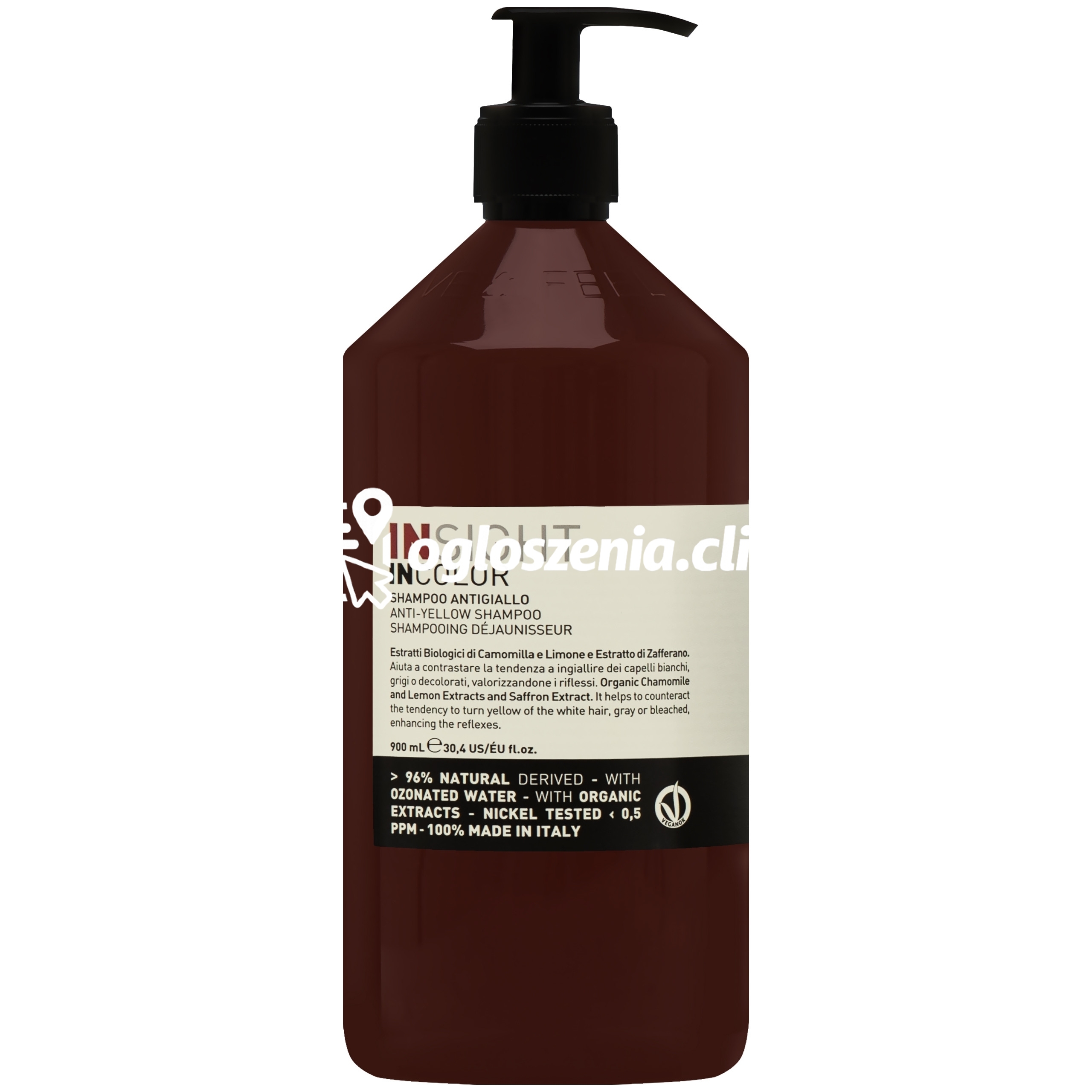 Zdjęcie produktu Insight Incolor Anti yellow Shampoo - szampon do wlosów blond i siwych, 900ml