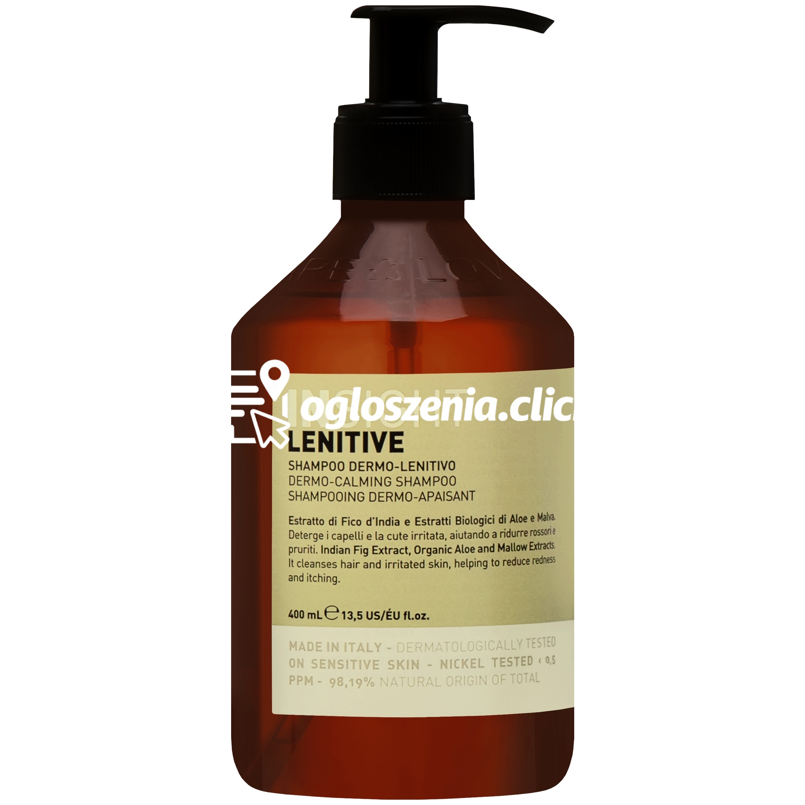 Zdjęcie produktu Insight Lenitive Shampoo - szampon przeznaczony dla wrazliwej skóry glowy, 400ml