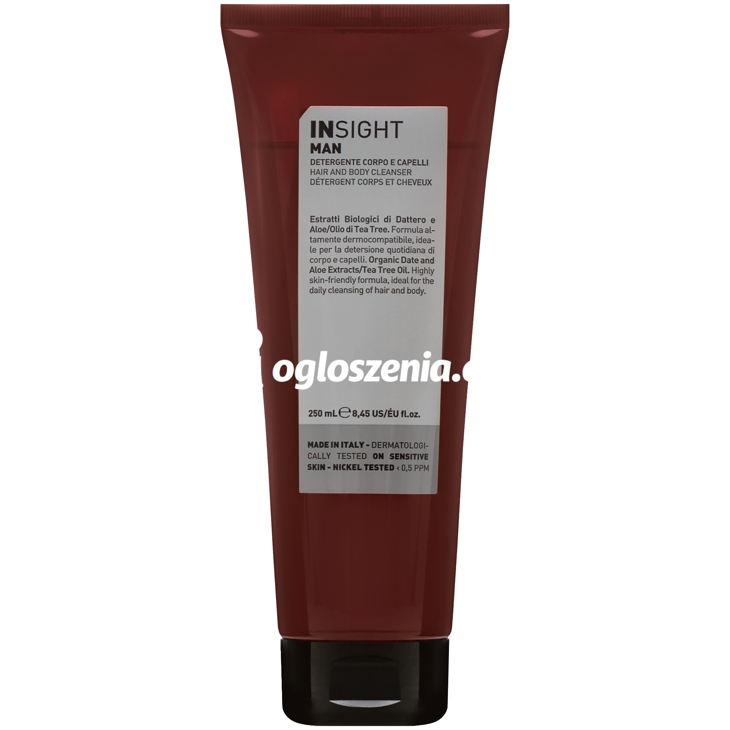 Zdjęcie produktu Insight MAN Hair and body cleanser - plyn do mycia ciala i wlosów, 250ml