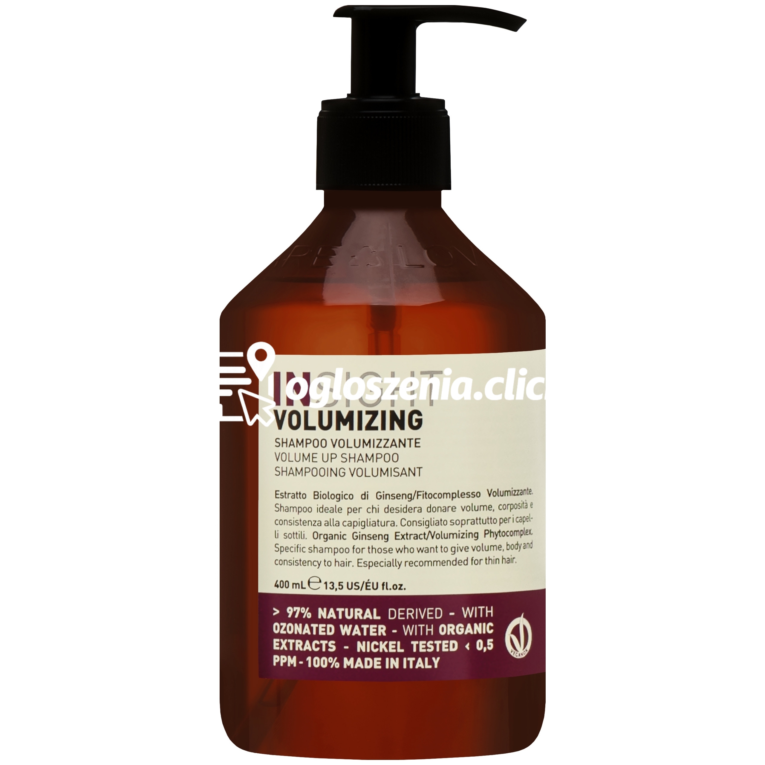 Zdjęcie produktu Insight Volumizing Shampoo - szampon dodajacy objetosci wlosom cienkim i delikatnym, 400ml