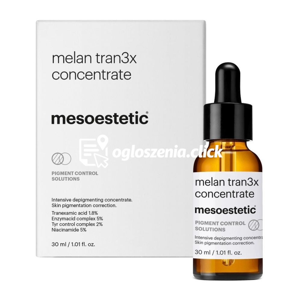 Zdjęcie produktu Intensywny koncentrat depigmentujacy na noc - Mesoestetic Melan Tran3x Concentrate - 30 ml