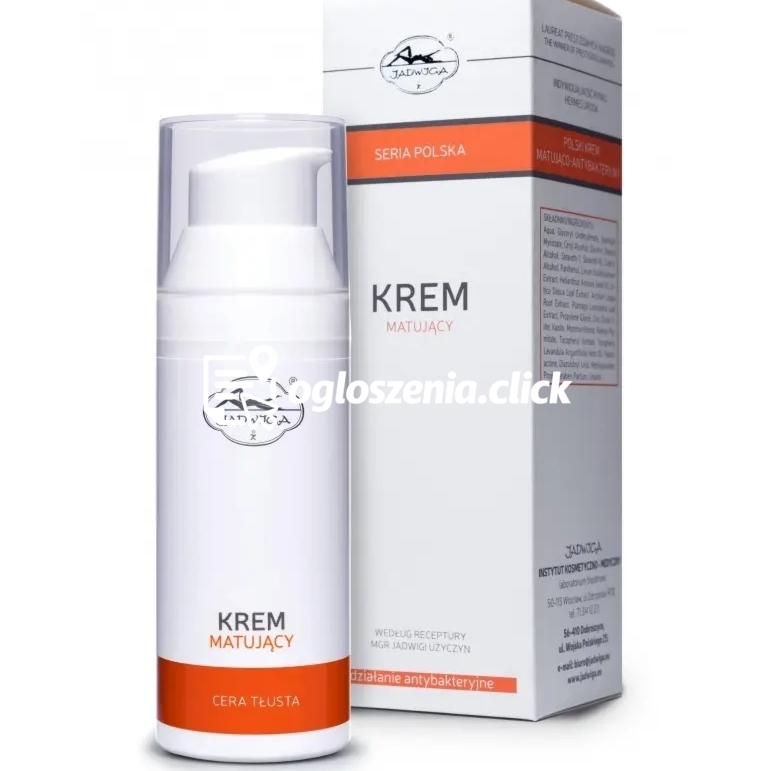 Zdjęcie produktu Jadwiga Polski Krem Matujaco-Antybakteryjny 50 ml