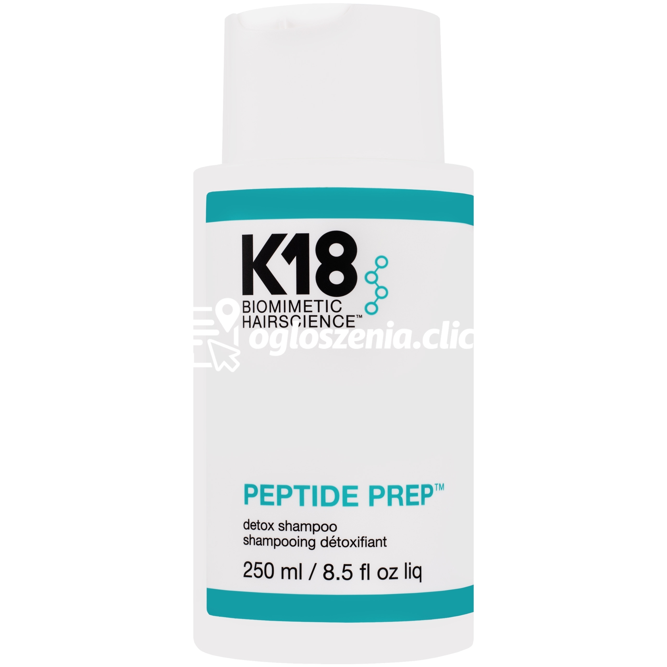 Zdjęcie produktu K18 Peptide Prep Detox Shampoo – oczyszczajaco-detoksujacy weganski szampon do wlosów, 250ml