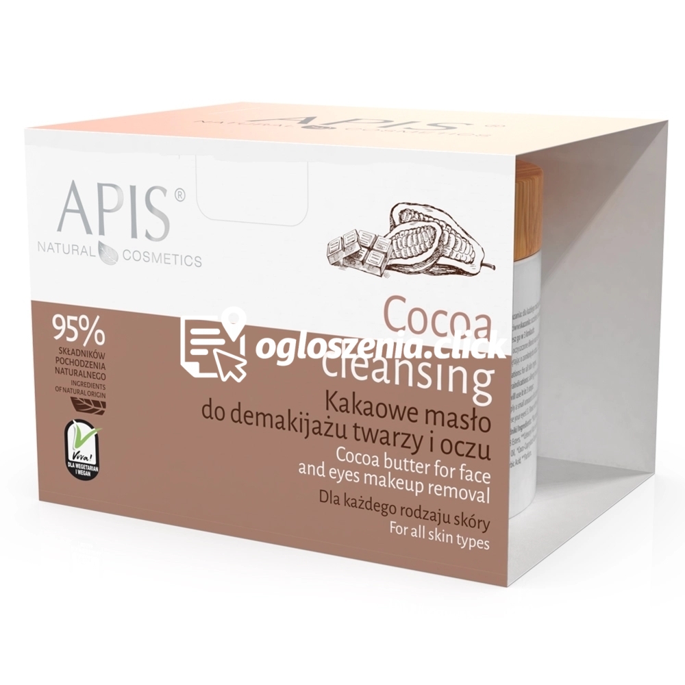 Zdjęcie produktu Kakaowe maslo do demakijazu twarzy i oczu Apis Cocoa 40 g