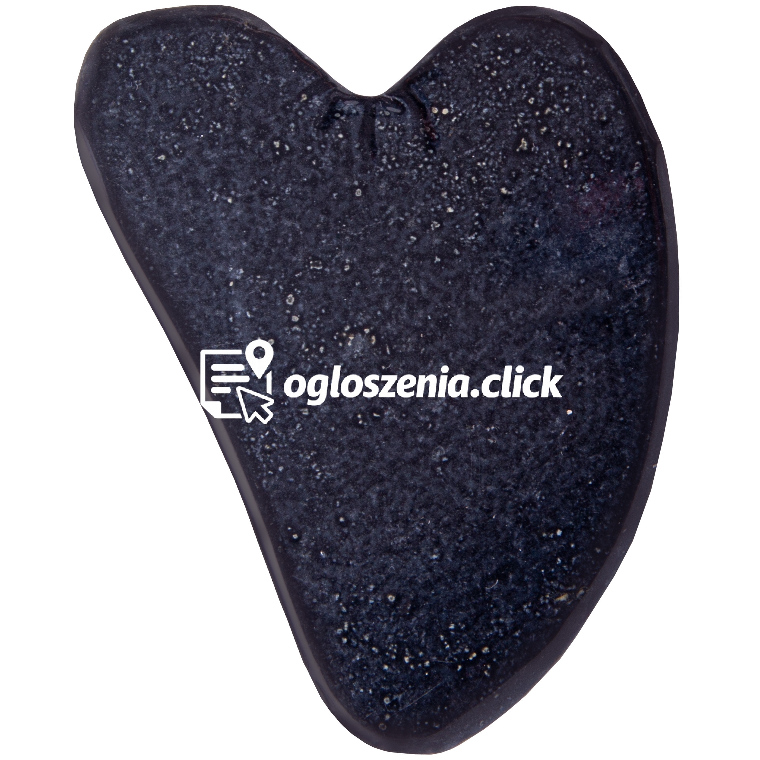 Zdjęcie produktu Kamien Gua Sha do masazu limfatycznego twarzy - rózne kolory Czarny