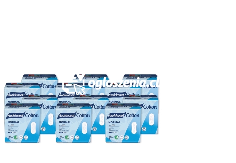 Zdjęcie produktu KARTON 168 podpasek bez skrzydelek COTTON NORMAL (12 op. po 14 szt.)