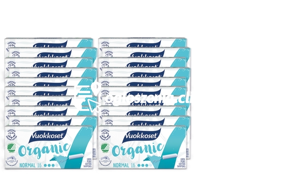 Zdjęcie produktu KARTON 320 tamponów NORMAL (20 op. po 16 szt.)