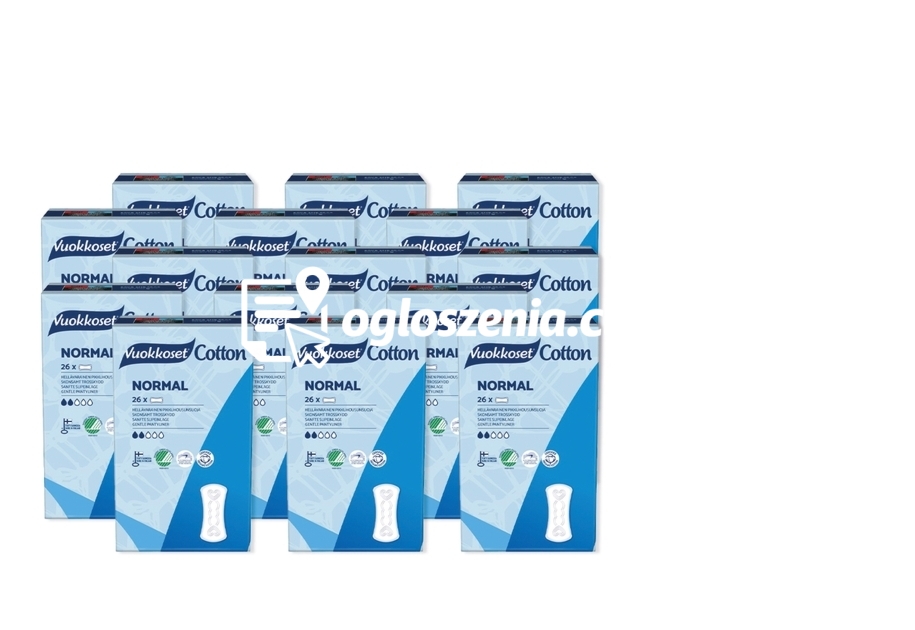 Zdjęcie produktu KARTON 390 wkladek higienicznych COTTON NORMAL (15 op. po 26 szt.)