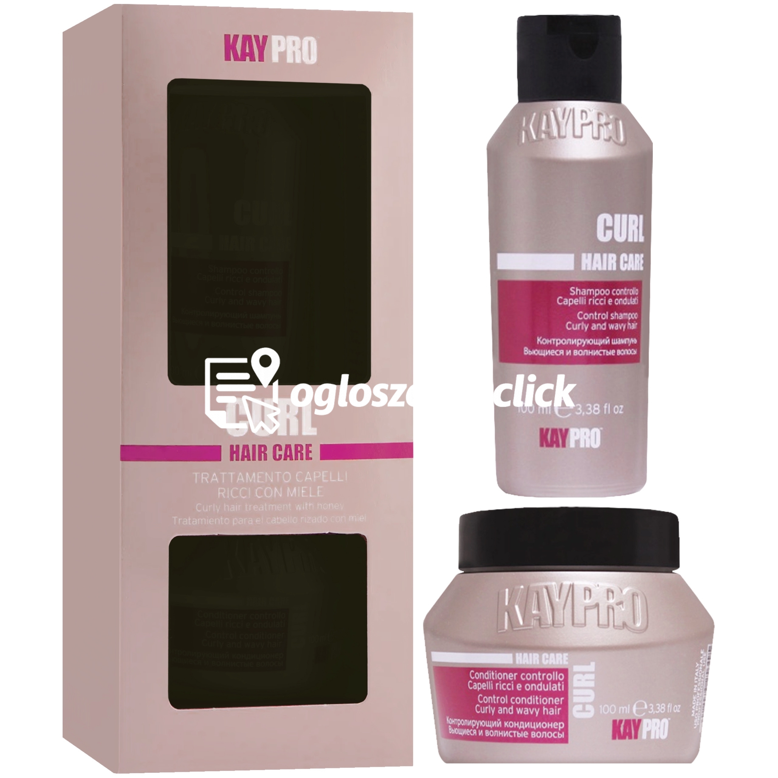 Zdjęcie produktu KayPro Curl Hair Care - zestaw do wlosów kreconych, 2x100ml