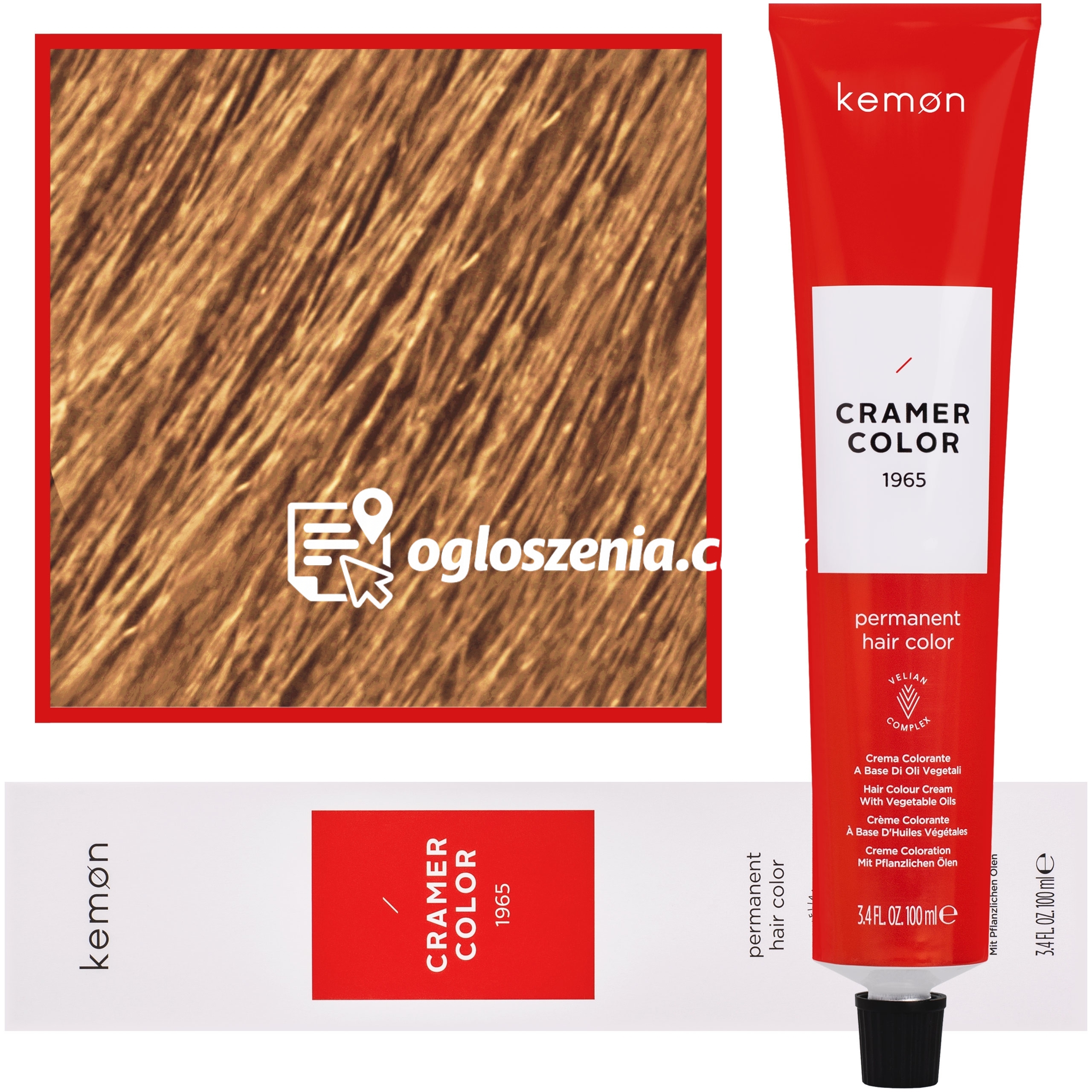 Zdjęcie produktu Kemon Cramer Color - kremowa farba do wlosów z olejem kokosowym, 100ml 9,24 | Bardzo Jasny Bezowy