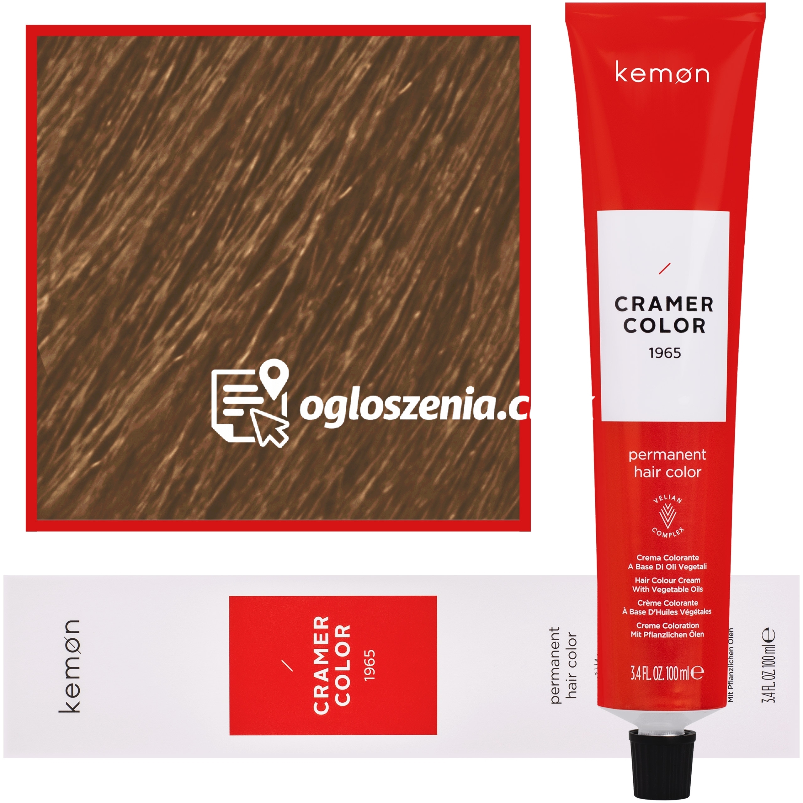 Zdjęcie produktu Kemon Cramer Color - kremowa farba do wlosów z olejem kokosowym, 100ml 9,000 | Bardzo Jasny Super