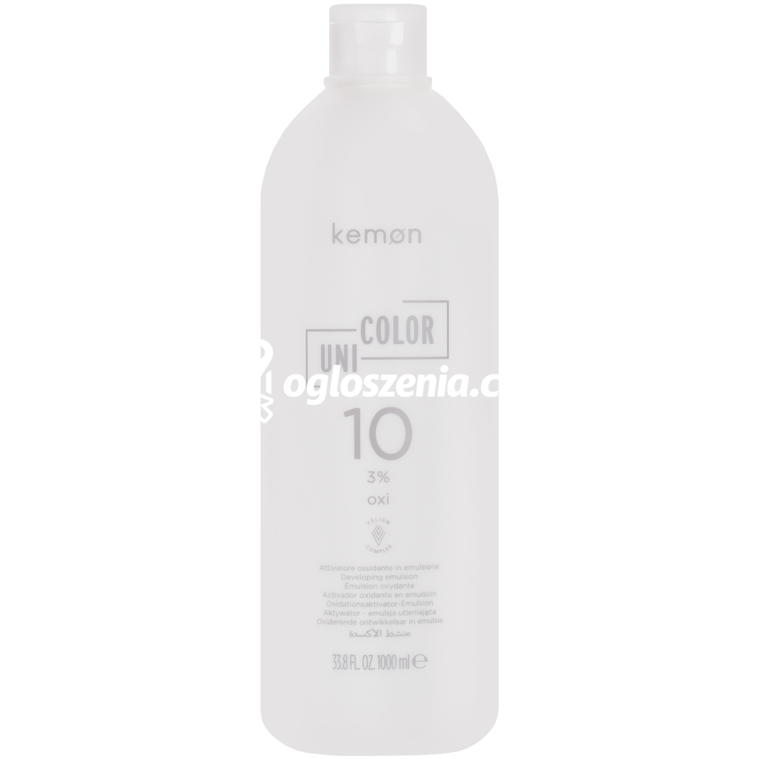 Zdjęcie produktu Kemon Uni Color Oxi – utleniajacy aktywator do farb Kemon Cramer, 1000 ml 10 VOL | 3%