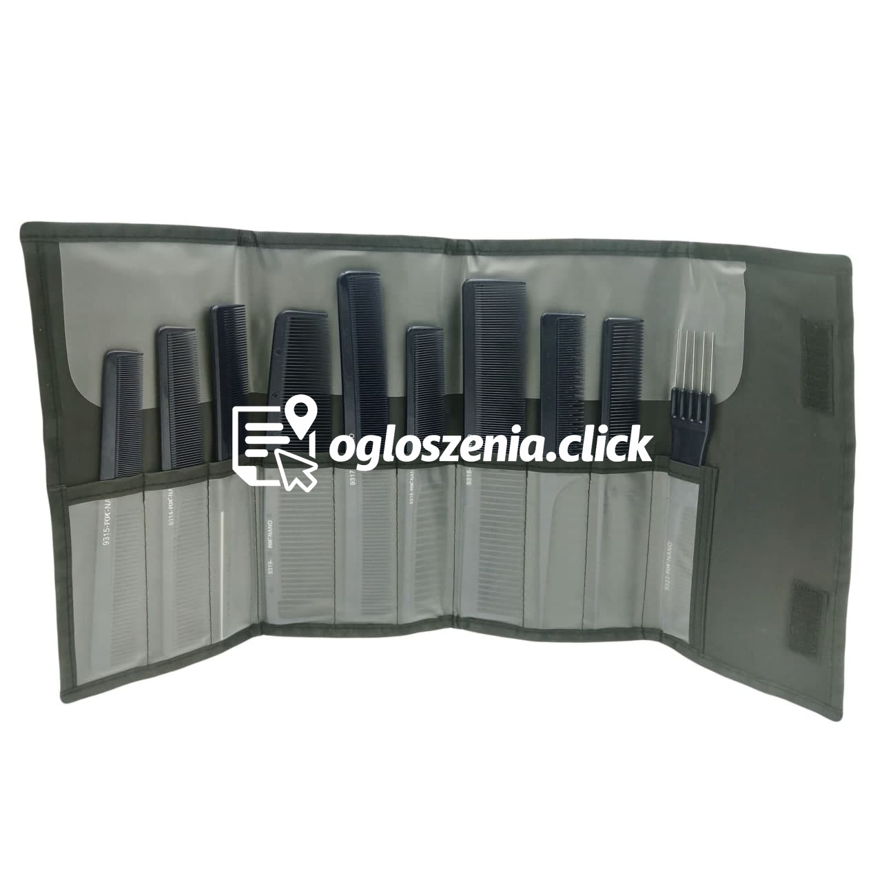 Zdjęcie produktu Komplet grzebieni FOX NANO w eleganckim, porecznym etui 10 sztuk