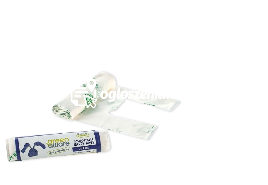 Zdjęcie produktu Kompostowalne woreczki na zuzyte pieluszki, 30 szt